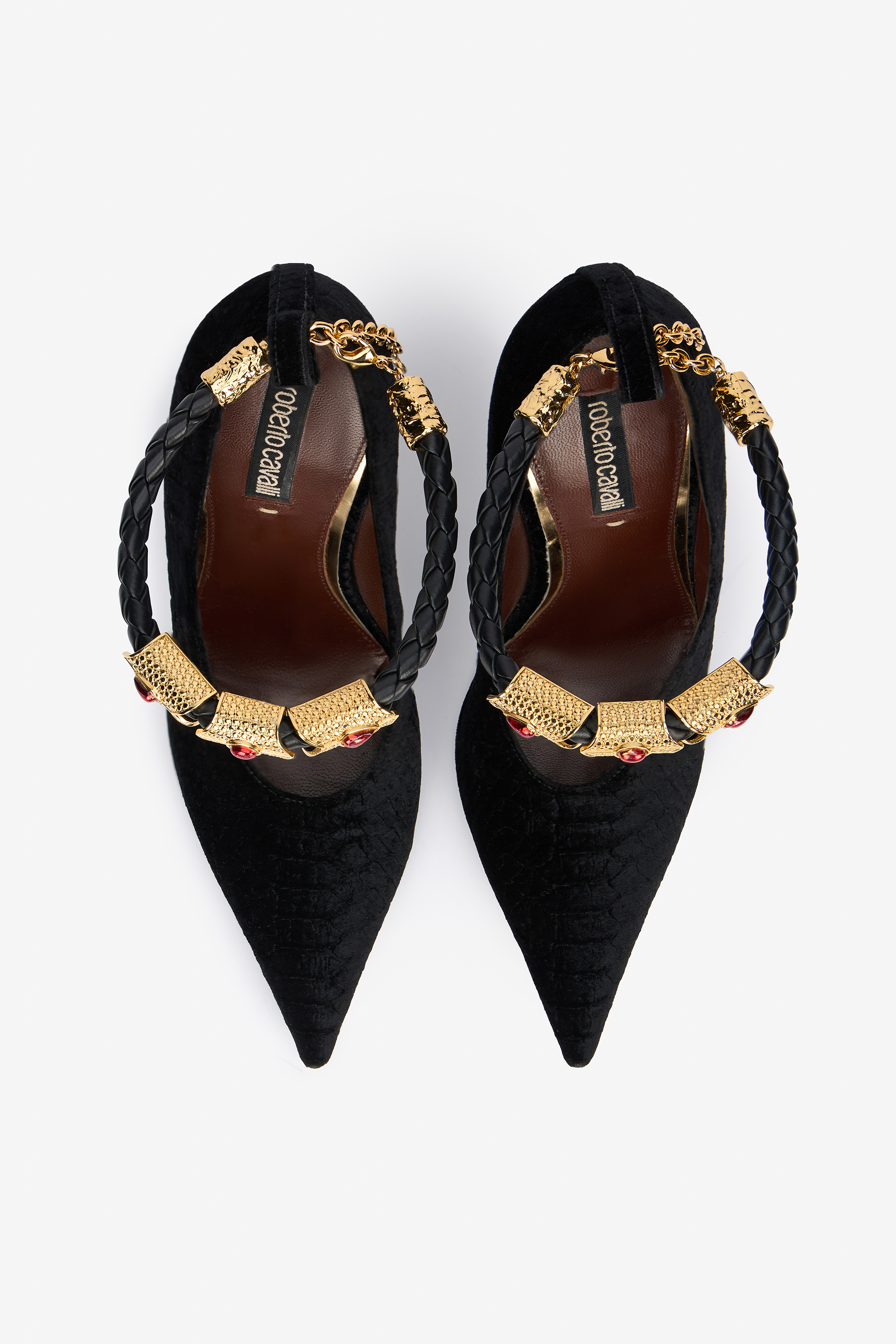 Black Pumps With Strap