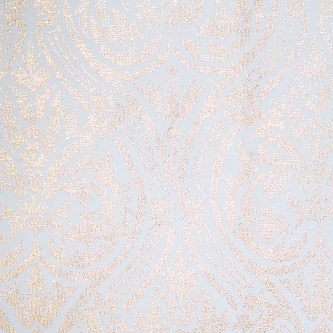 Roberto Cavalli Gold Blanket With Floral Print In Gold