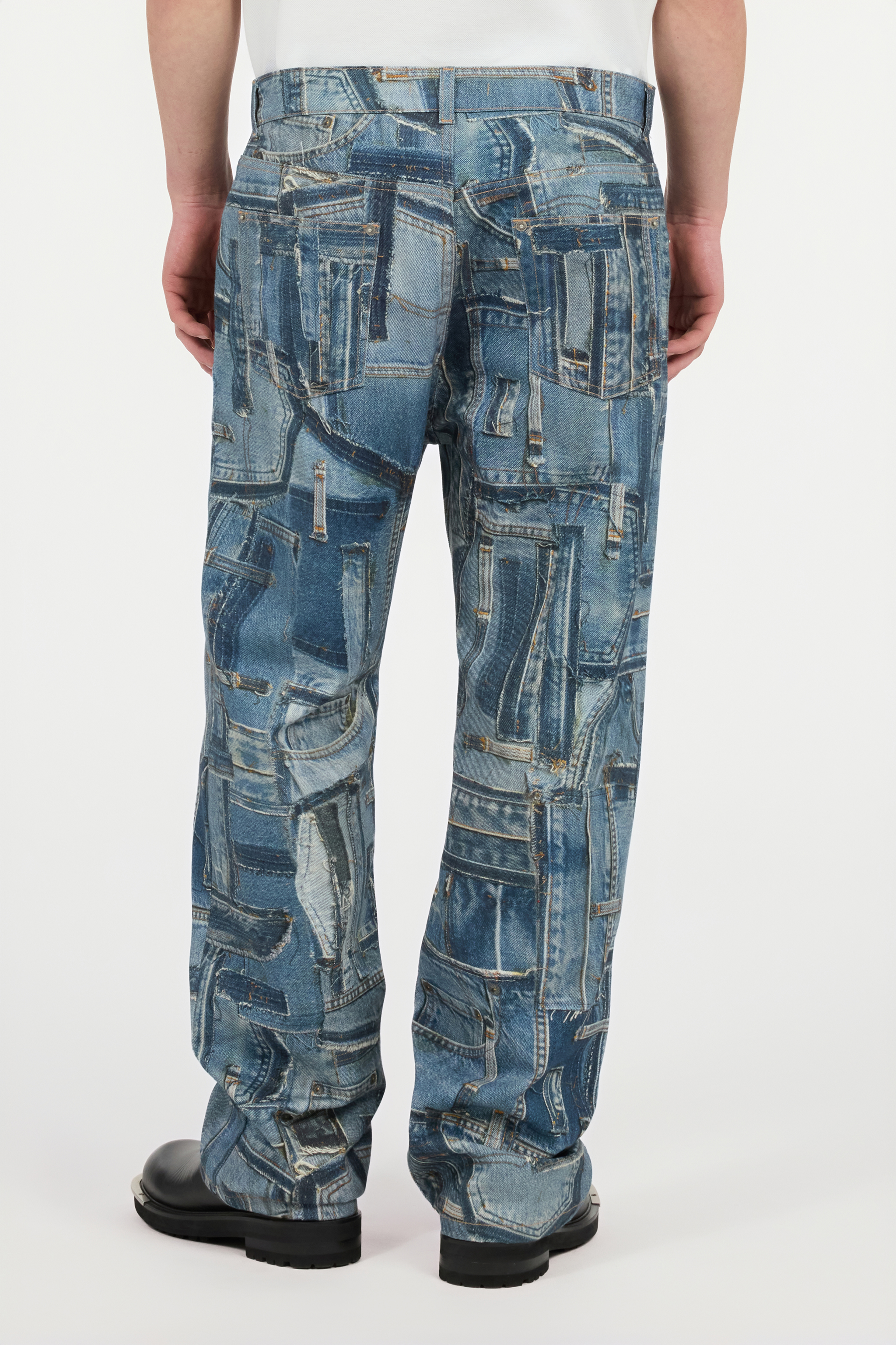 Roberto Cavalli Jeans Over Patchwork Capsule Collection In Blue
