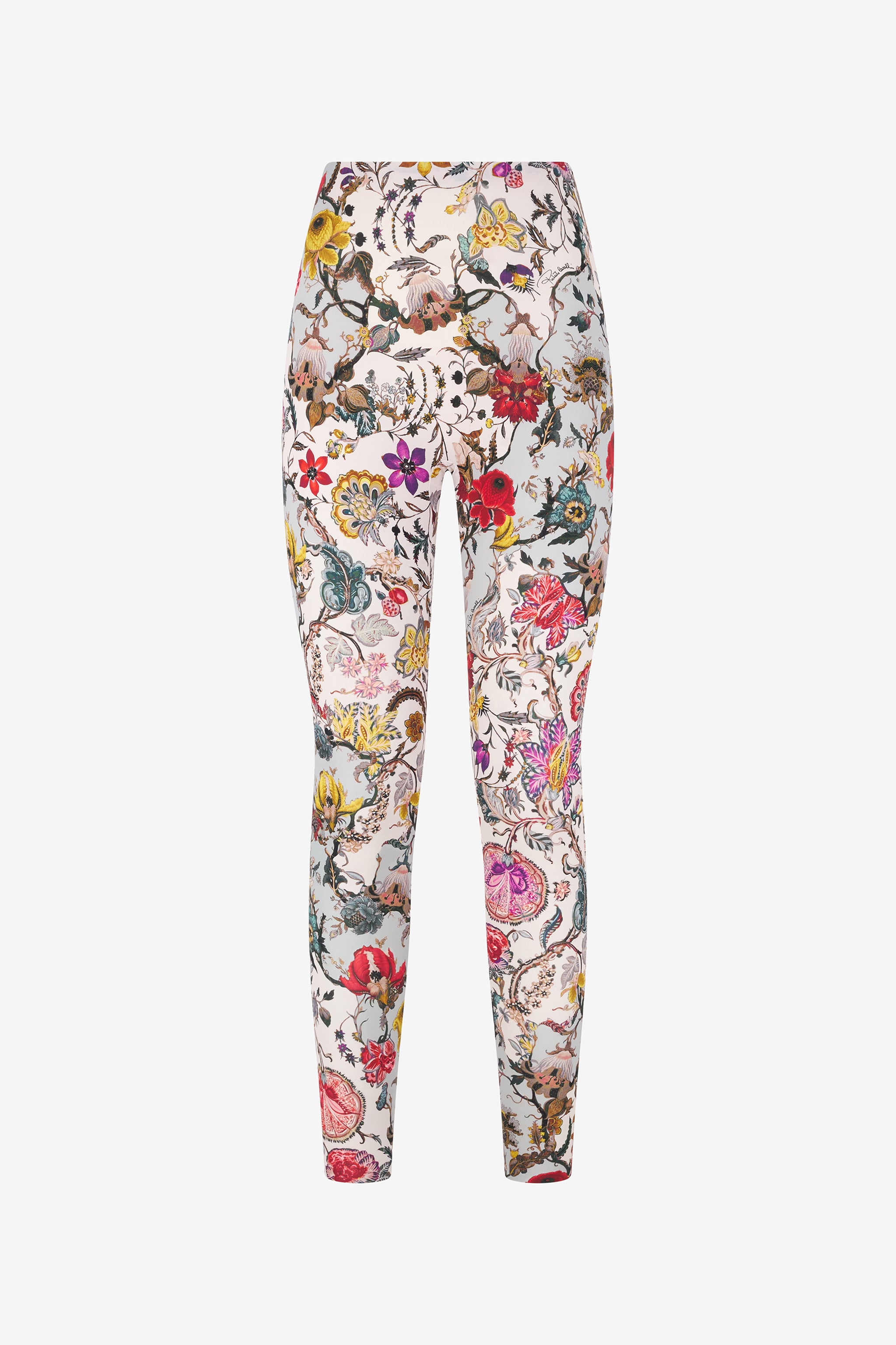 Roberto Cavalli Florentine Flowers Print Leggings