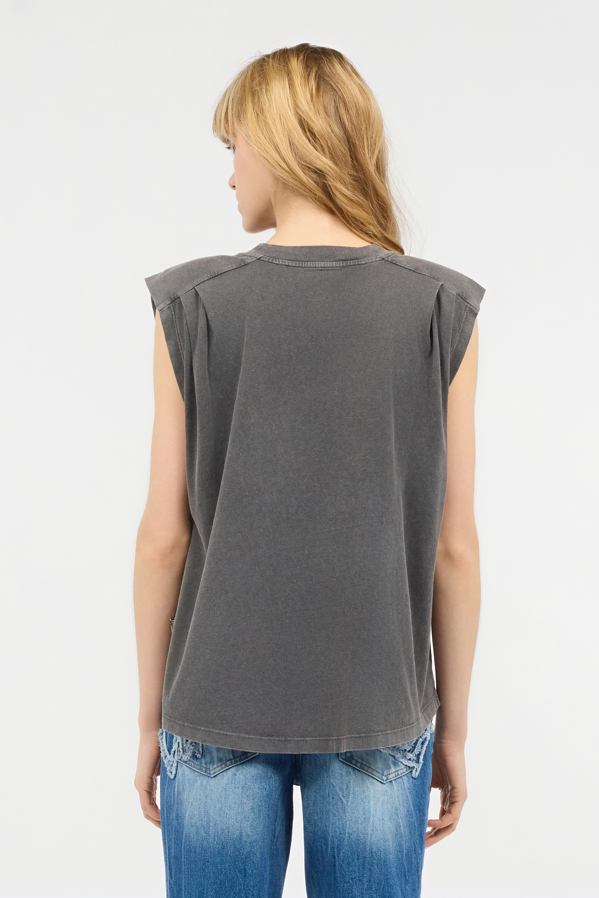 Cotton Top With Front Logo