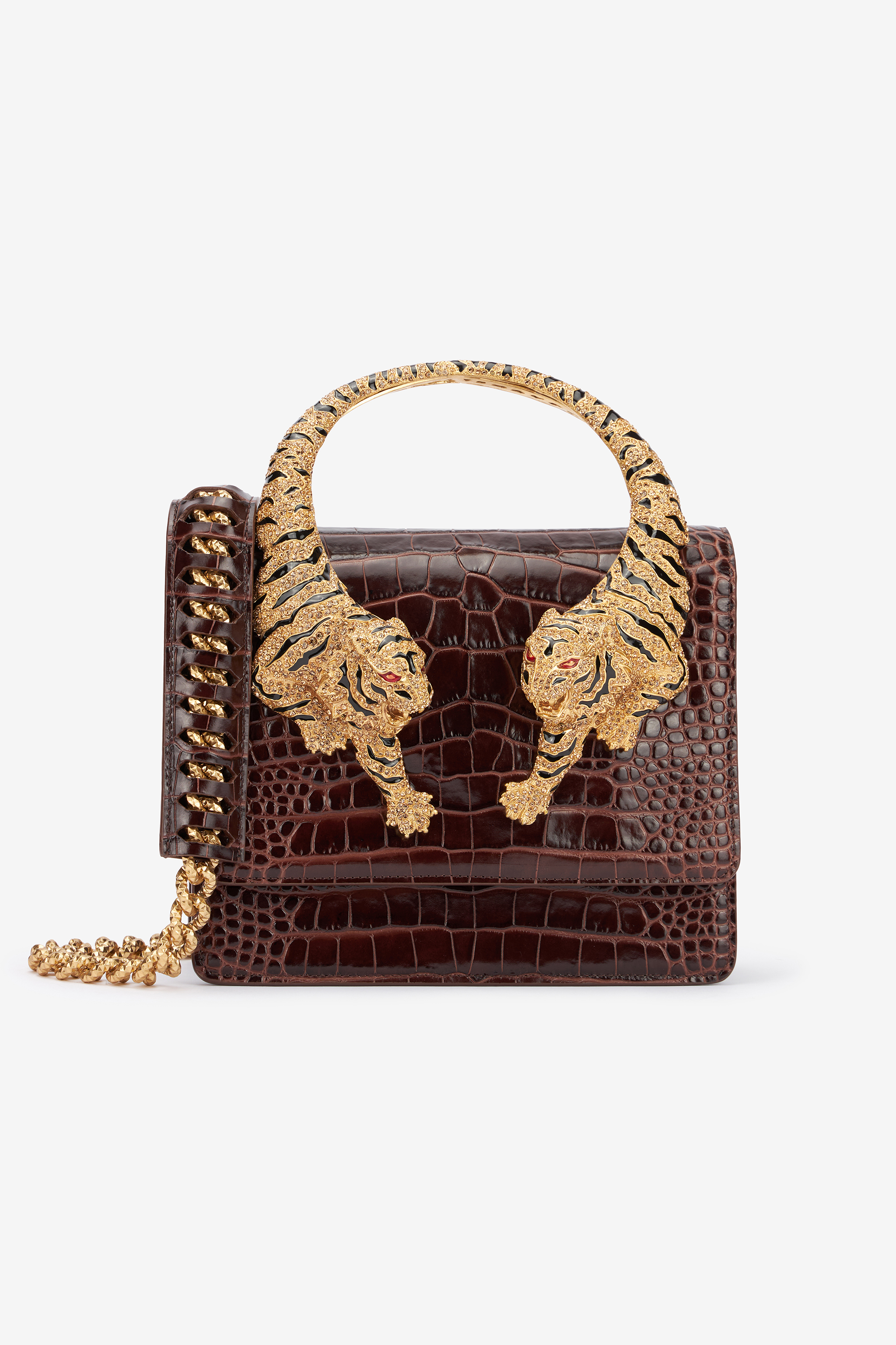 Roberto Cavalli Women's Dark/Brown Large Roar Bag - Bags