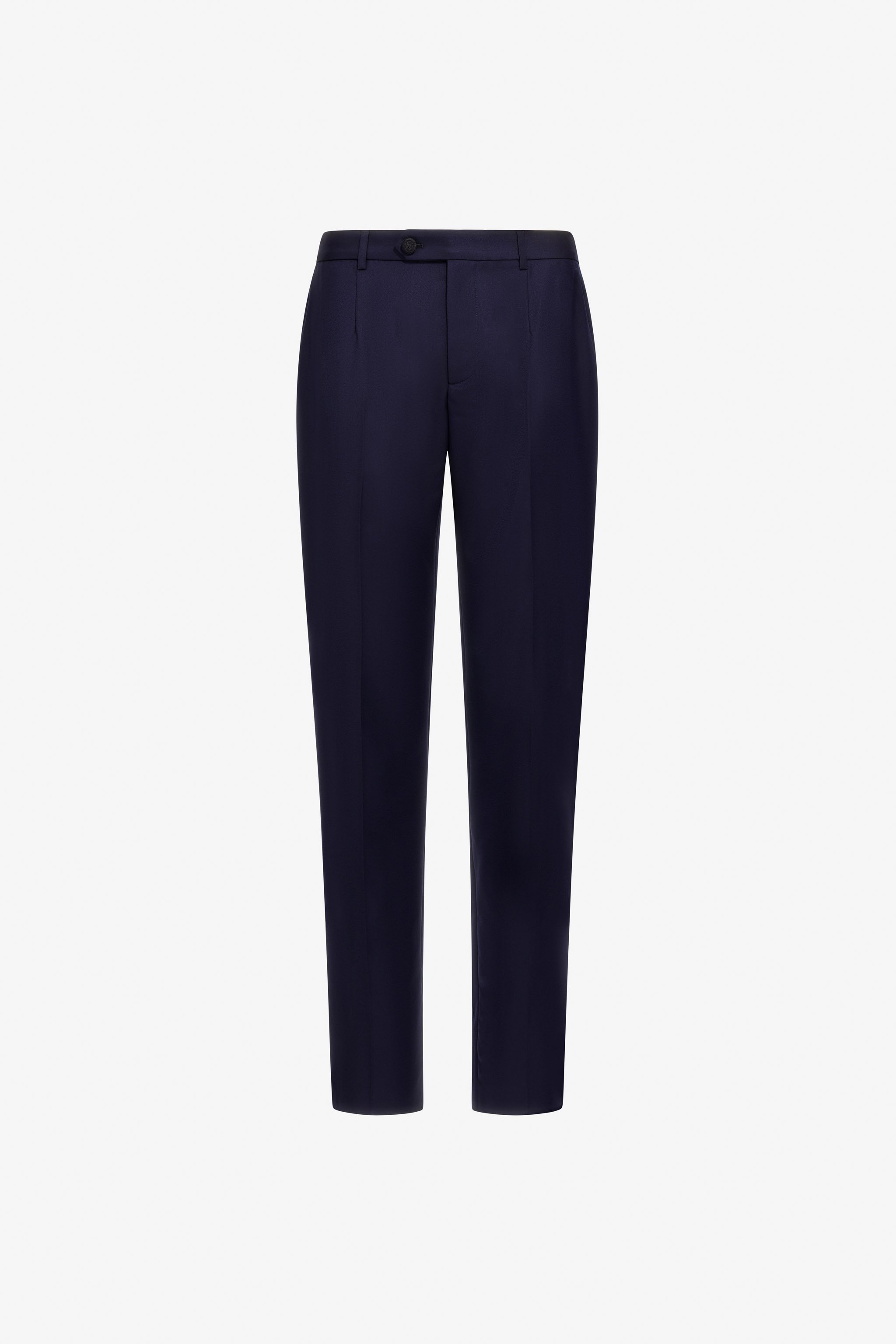 Roberto Cavalli Tailored Pants In Dark Blue