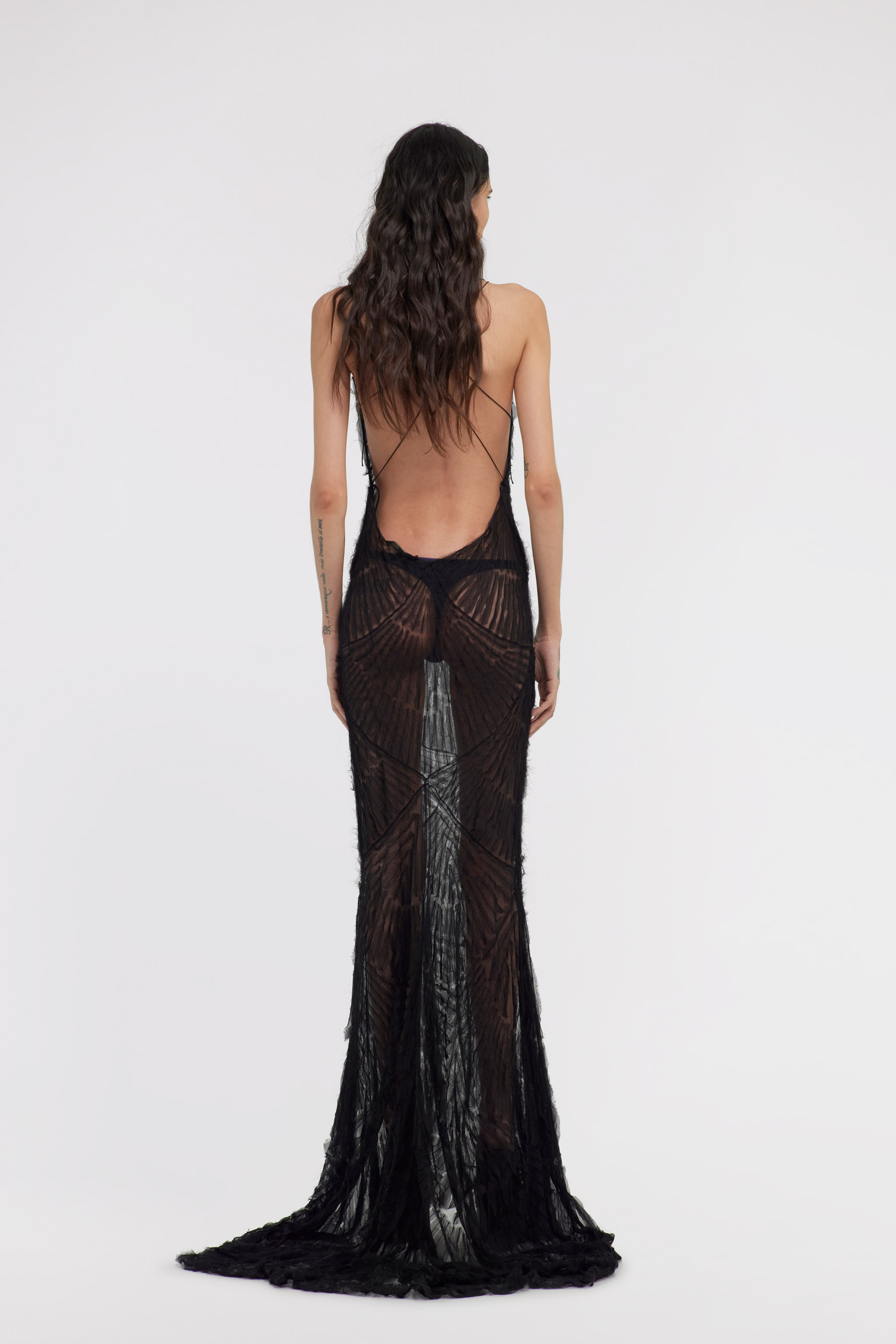  Roberto Cavalli Cocktail Long Dress - Female Dresses Black 40 