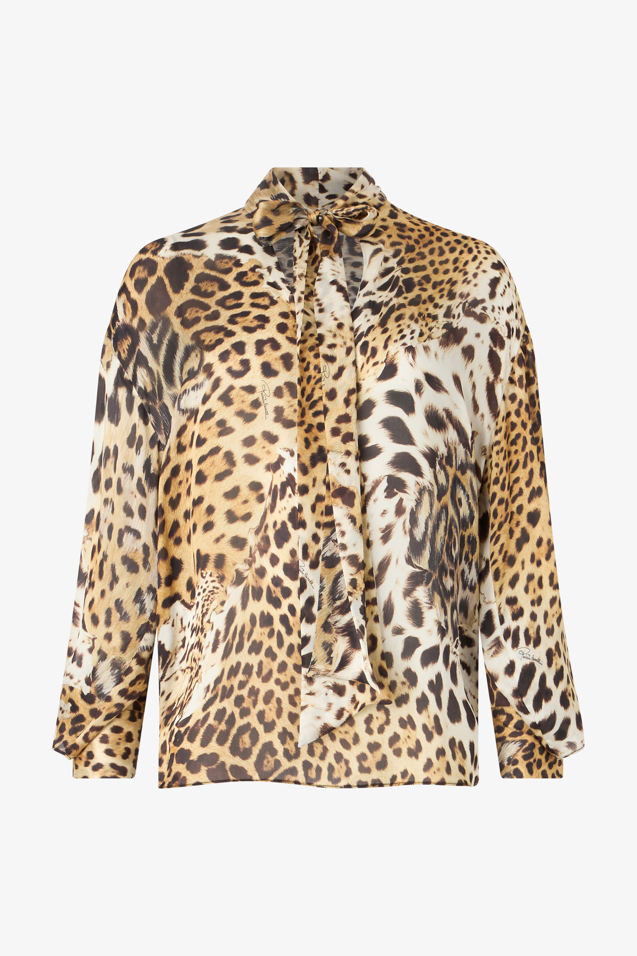 Roberto Cavalli Shirt With Jaguar Skin Print