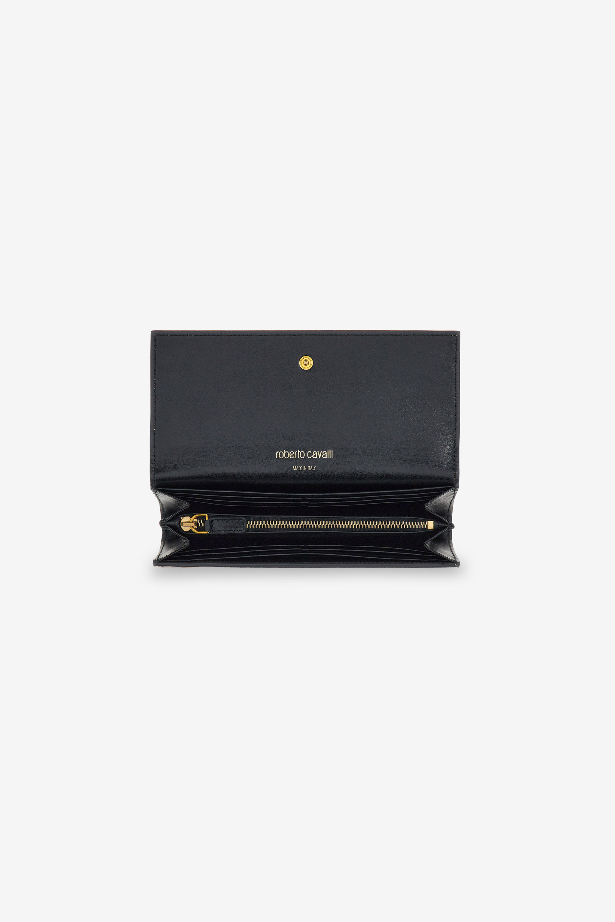 ROBERTO CAVALLI WALLET WITH MONOGRAM RC