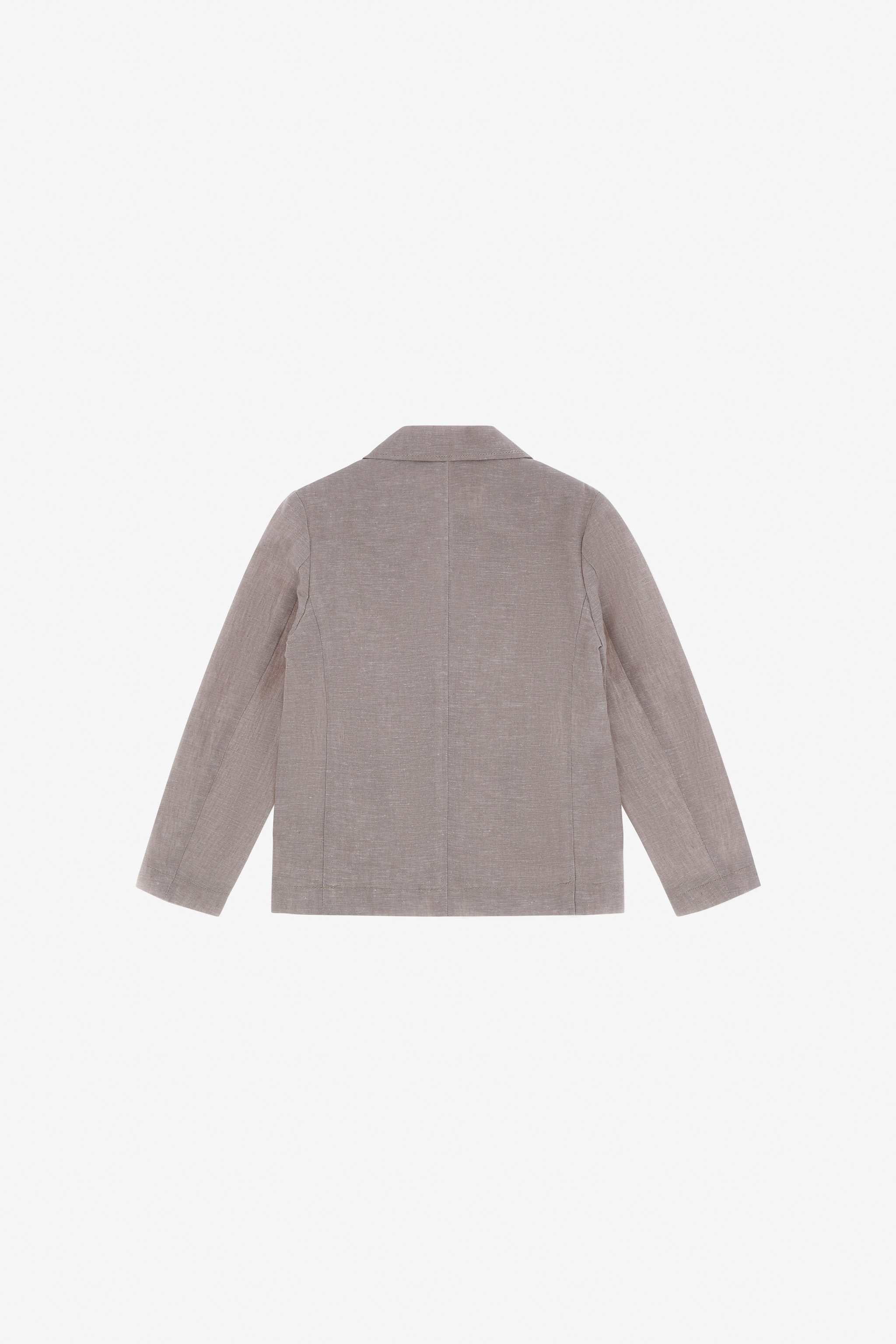 Roberto Cavalli Blazer With Monogram Rc In Light Brown