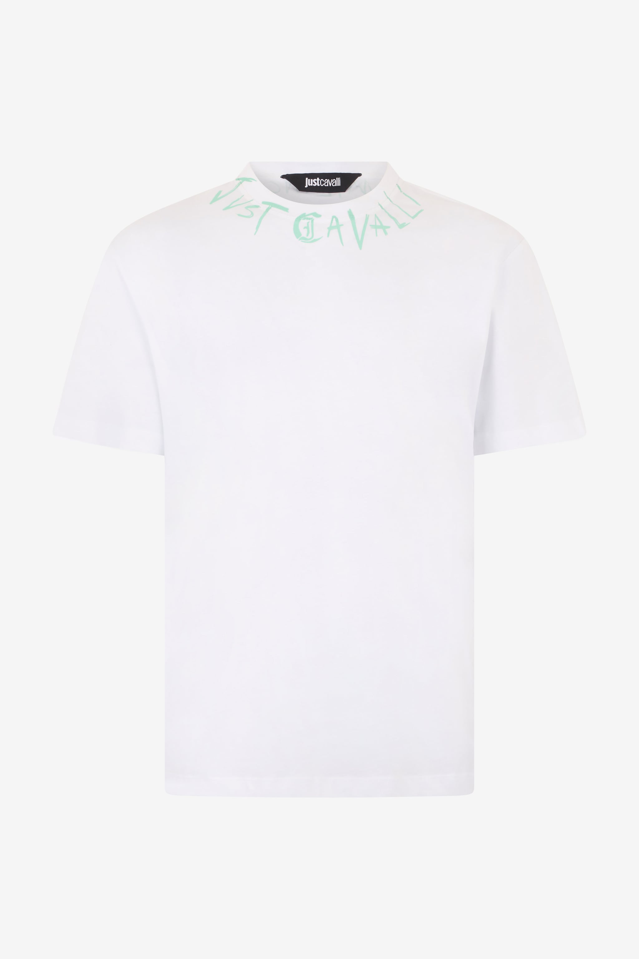 Roberto Cavalli White T-Shirt With Logo
