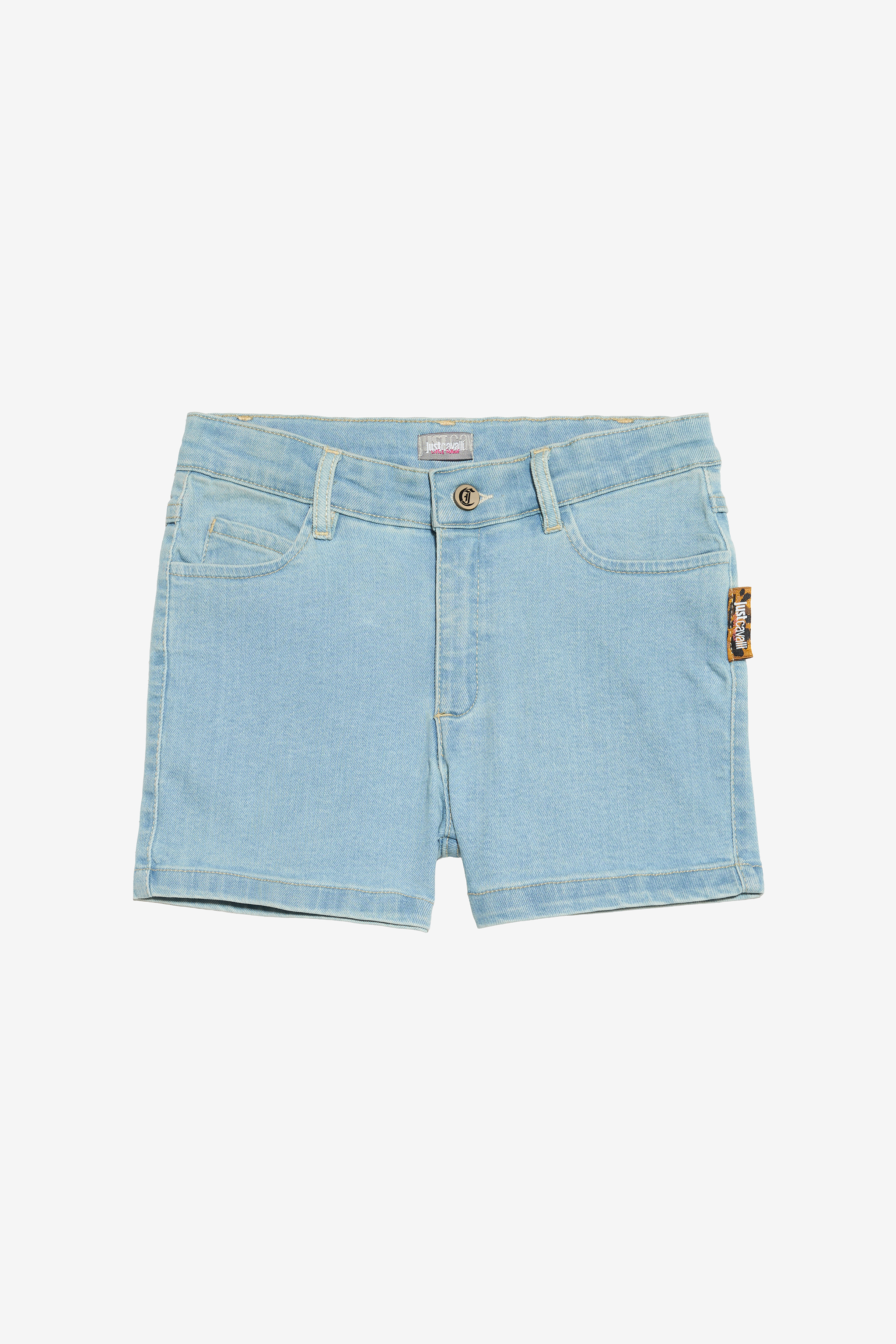 Roberto Cavalli Blaue Jeansshorts In Blue