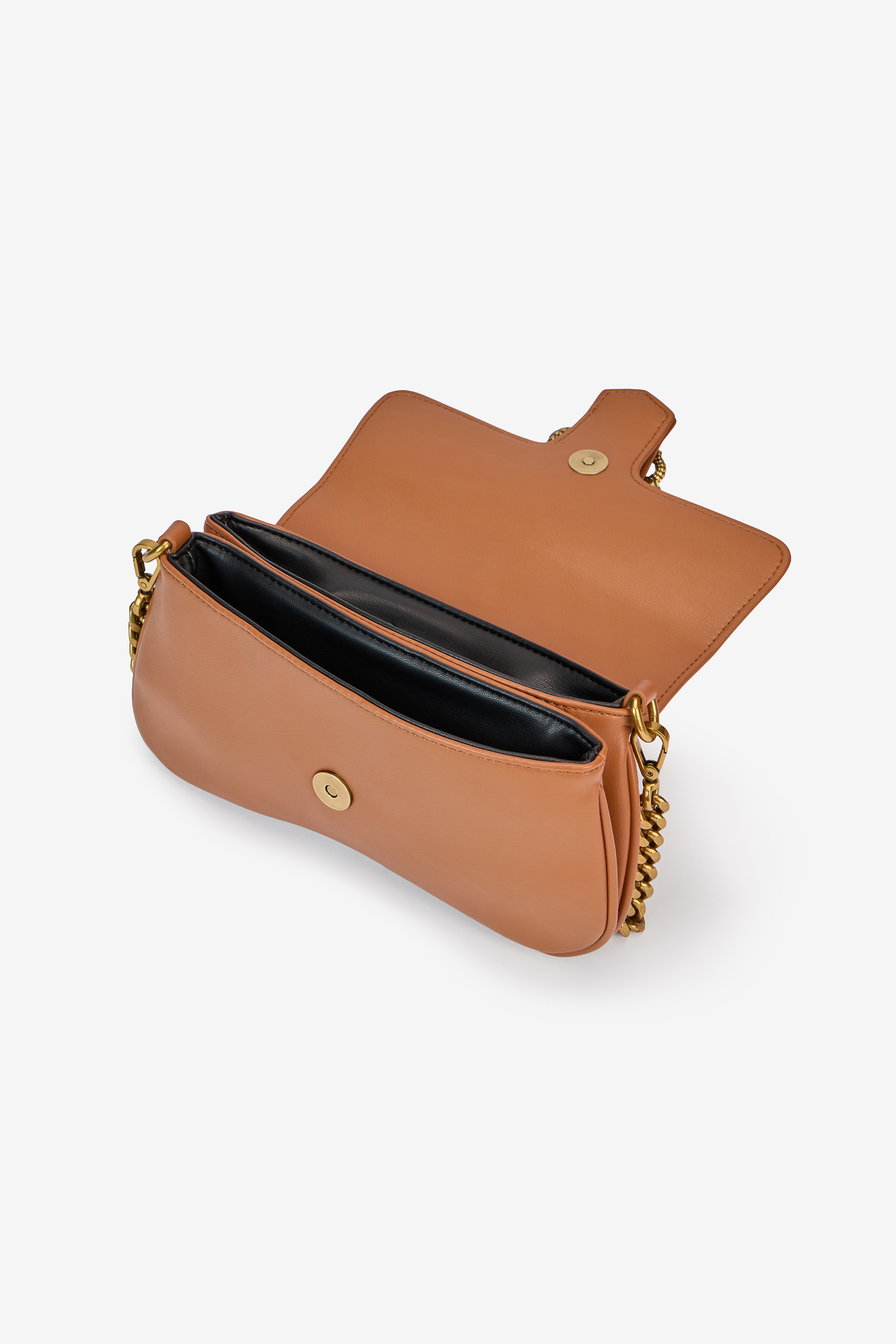 Roberto Cavalli Mirror Snake Bag In Brown