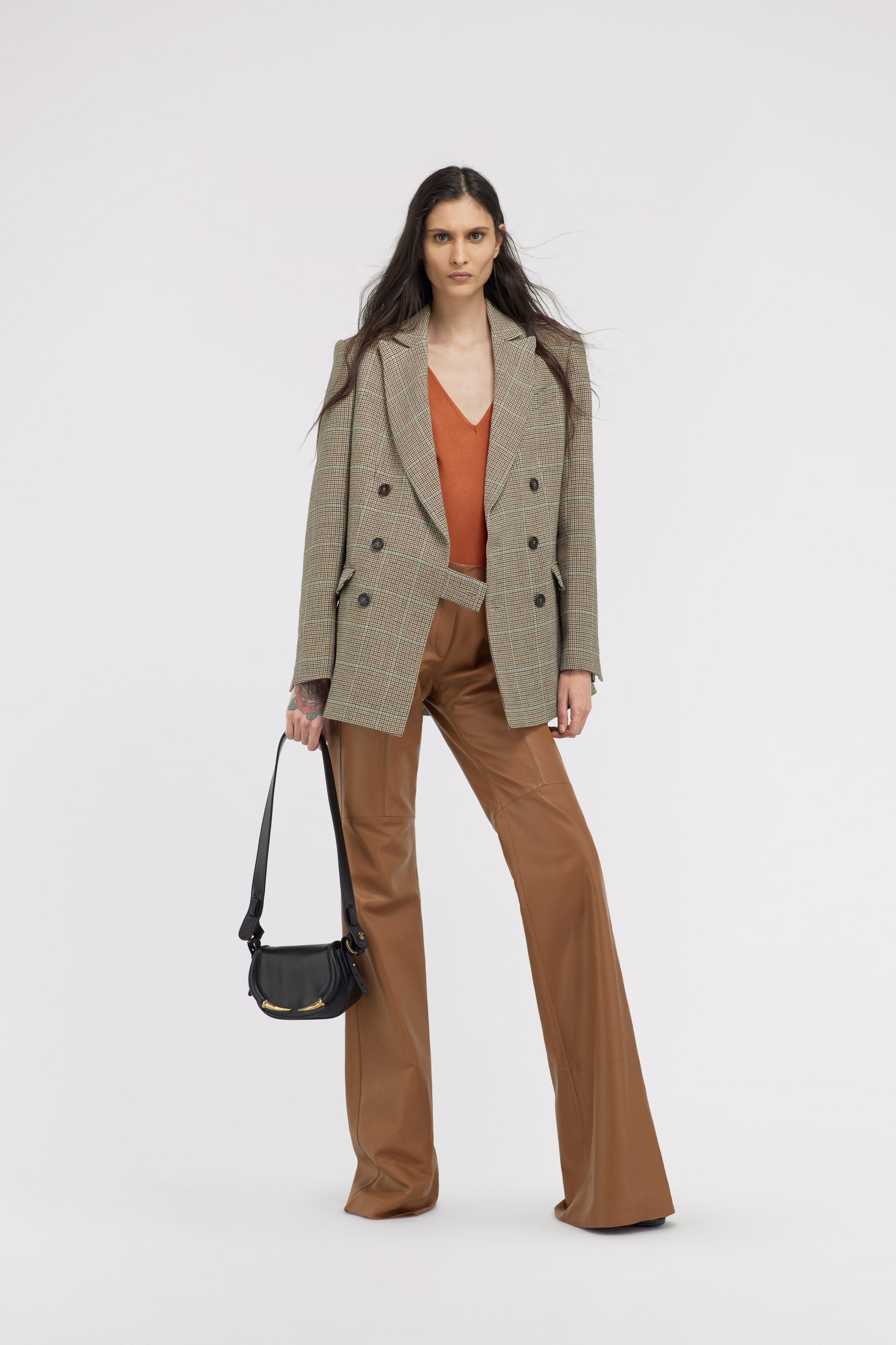 Rust V Neck Bodysuit