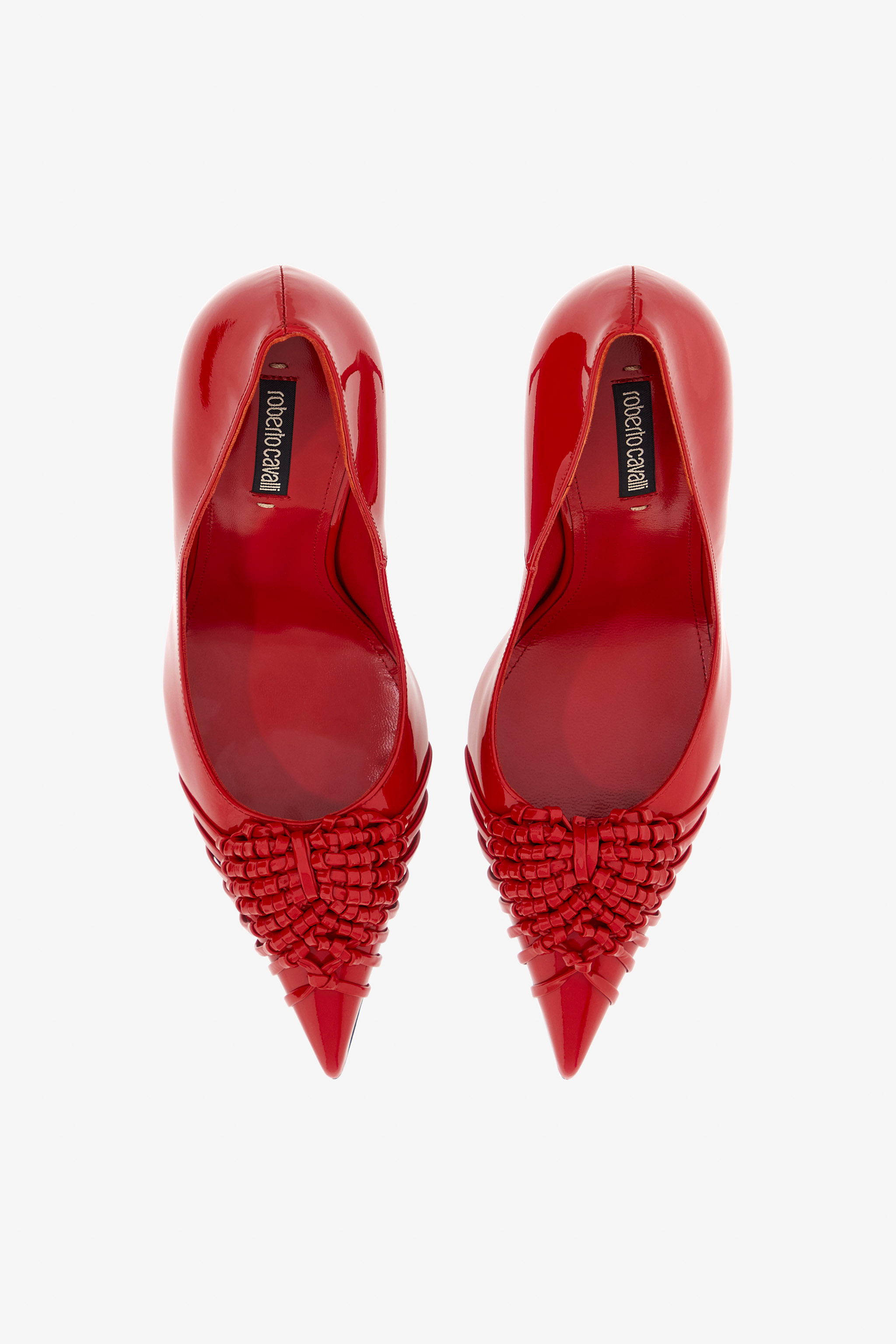 Roberto Cavalli Pump With Decoration In Red