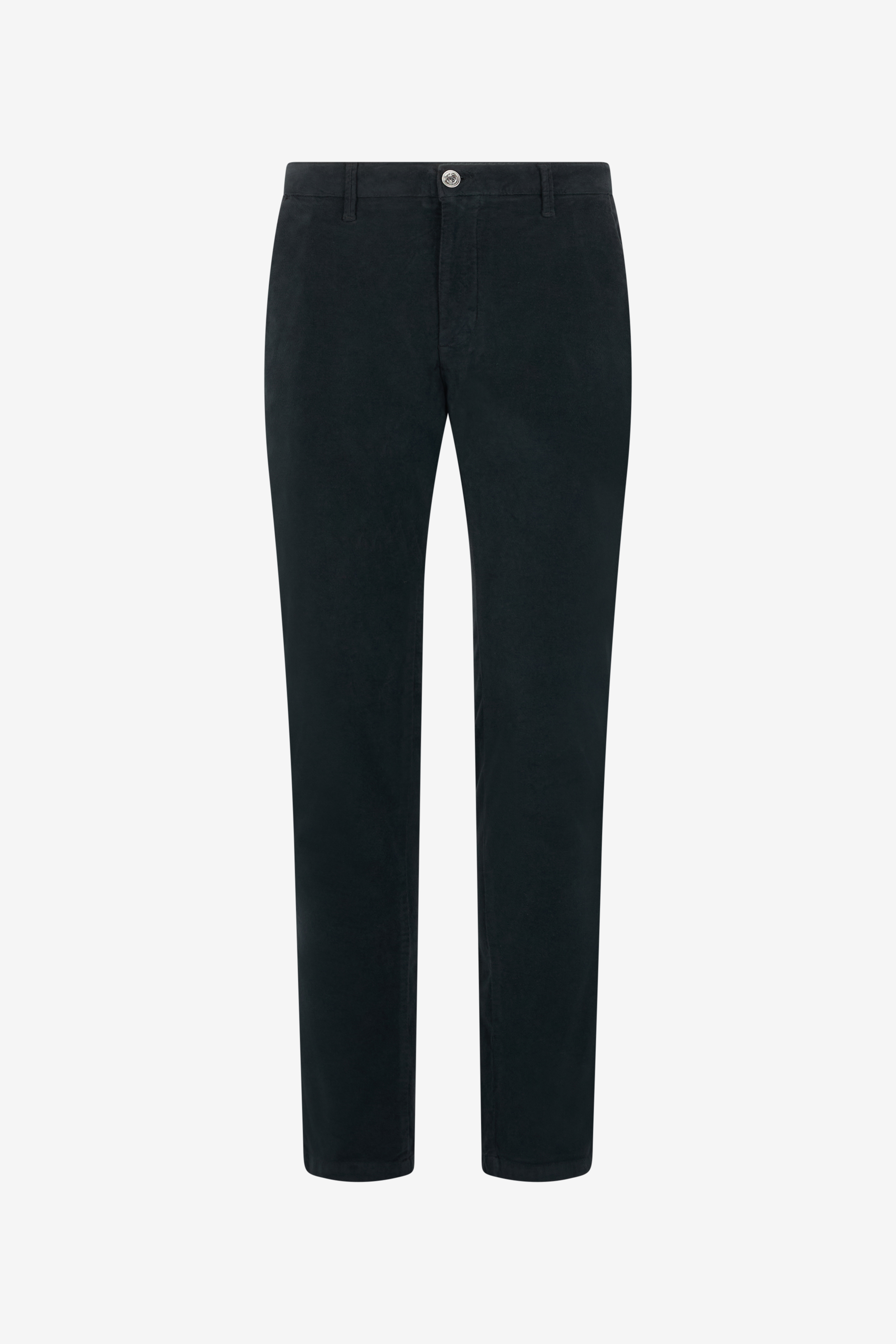 パンツ ROBERTO CAVALLI WHITE AND BLACK COTTON PANTS Cotton Pants With Drawstring And Fang in Black/Red for Men