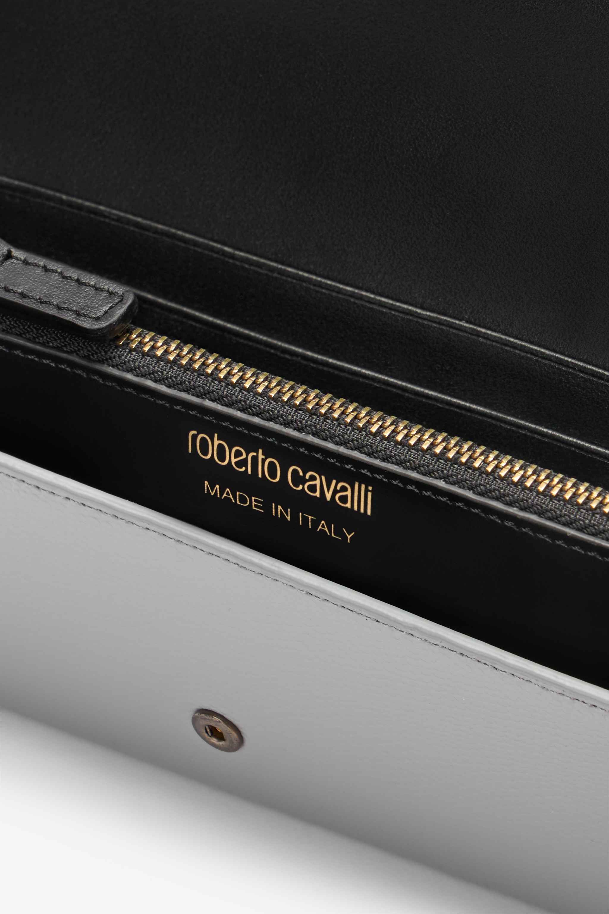 ROBERTO CAVALLI GELDBÖRSE MIT KLAPPE UND MONOGRAMM RC