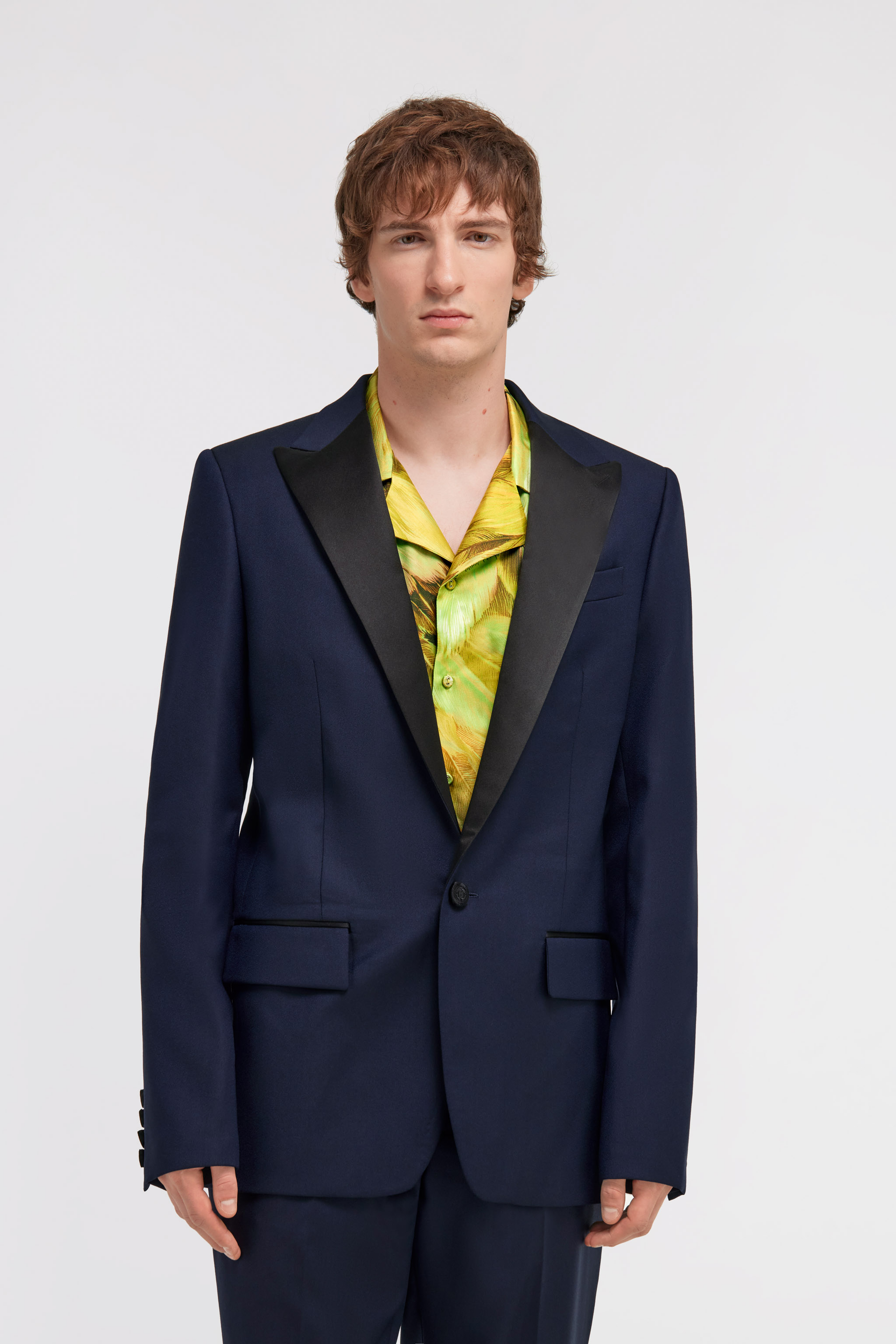 Shop Roberto Cavalli Einreiher In Dark Blue