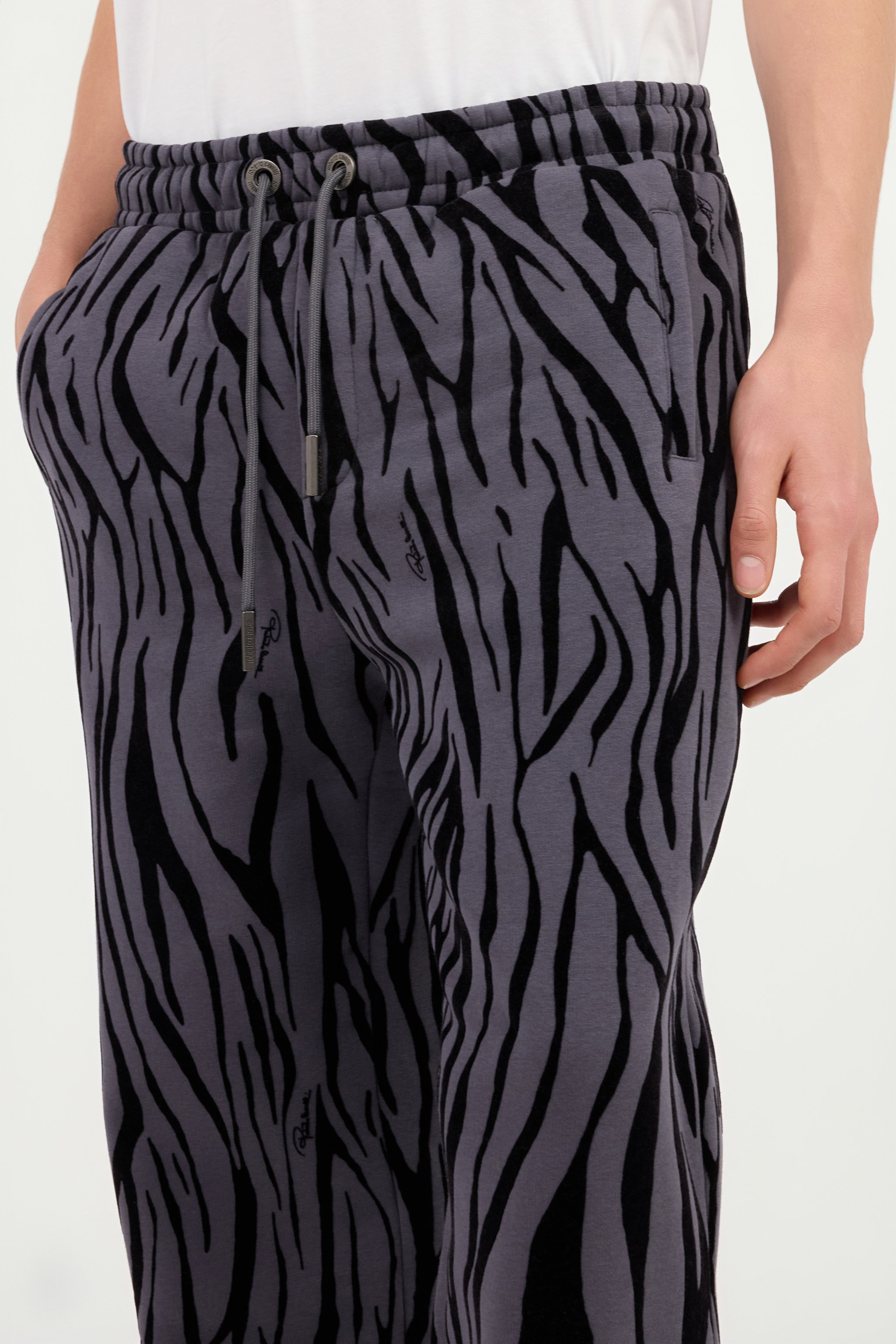 Animalier Flock Print Joggers