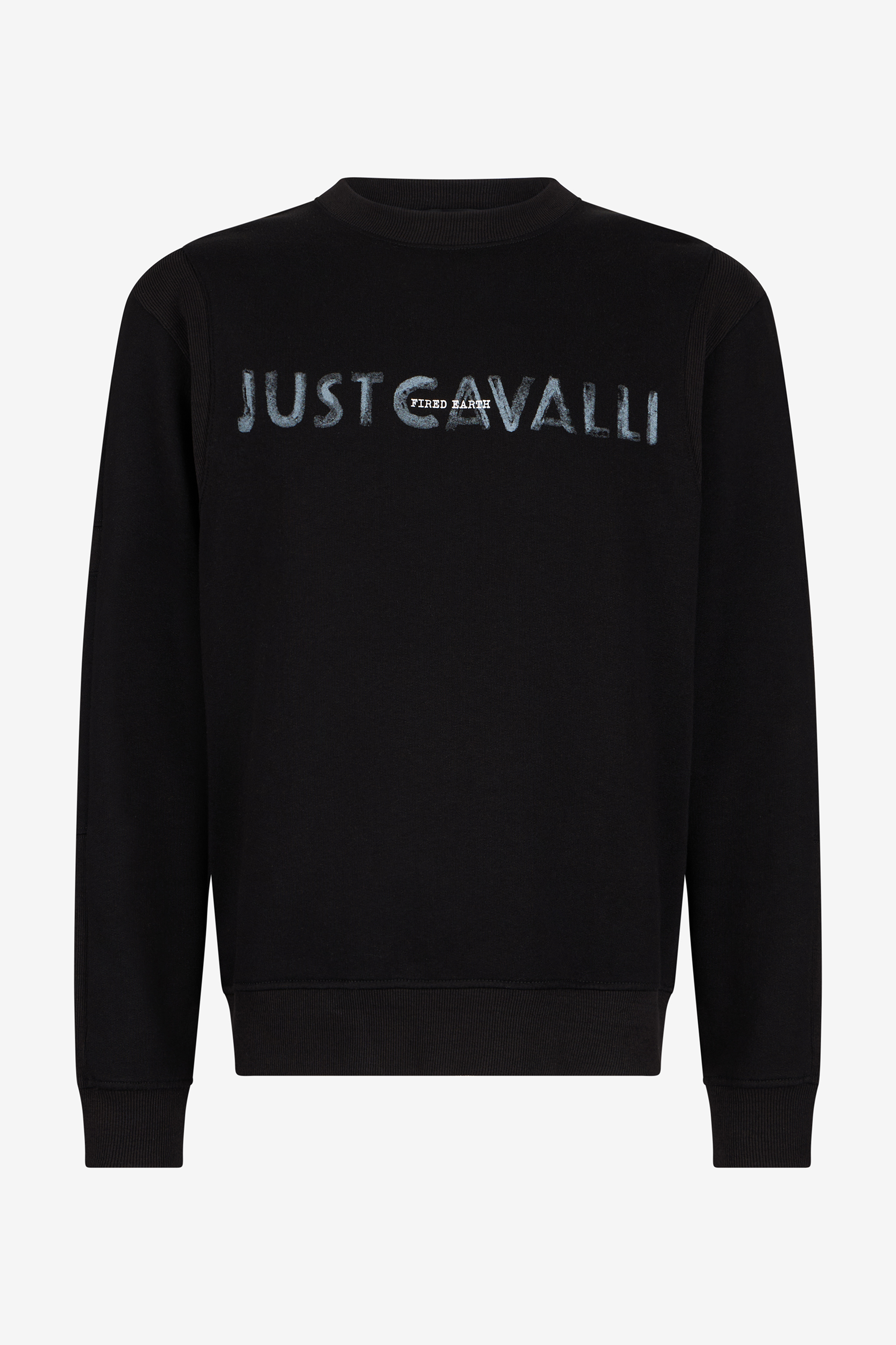 Black Just Cavalli Logo Sweatshirt