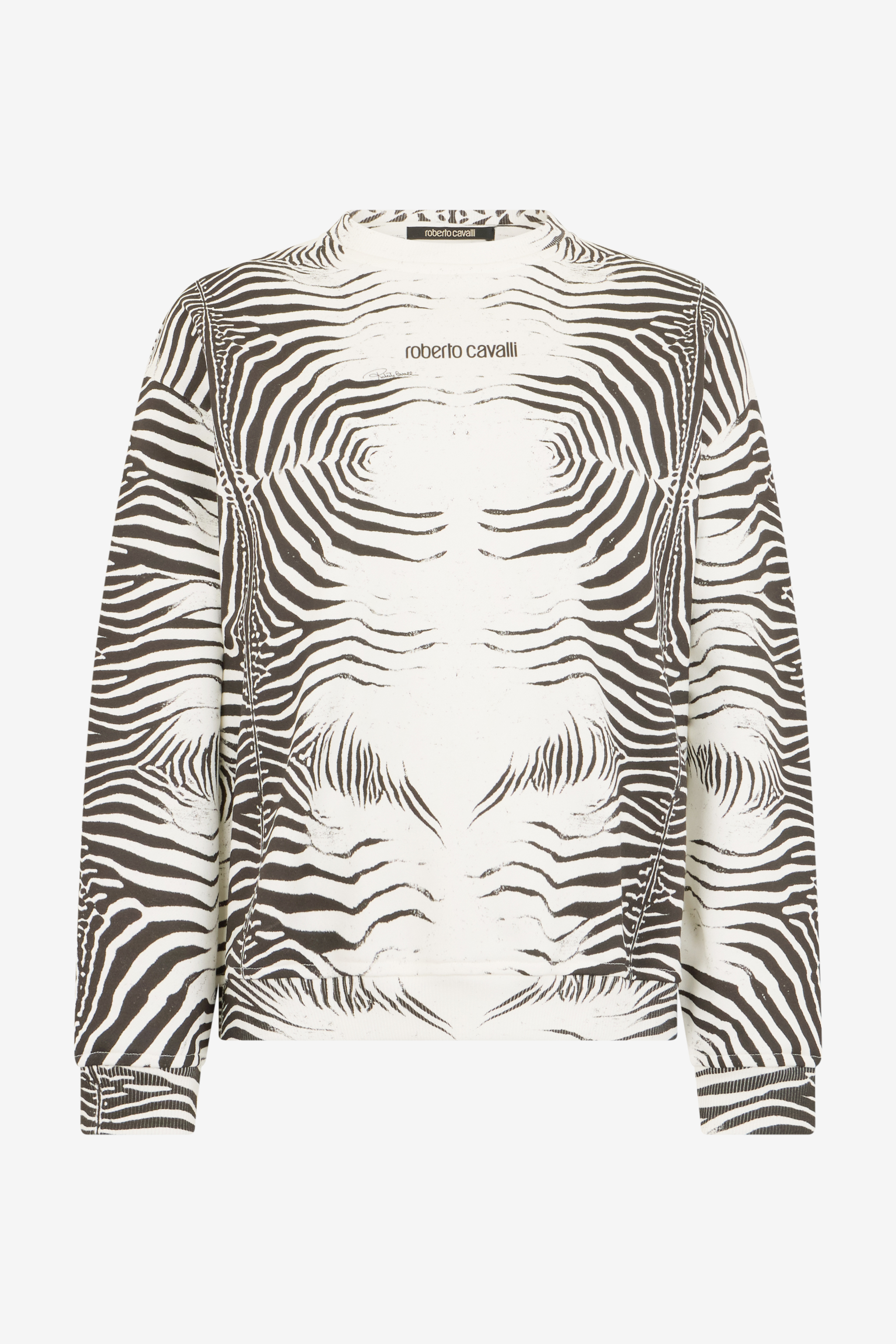 Roberto Cavalli Zebra Print Sweatshirt