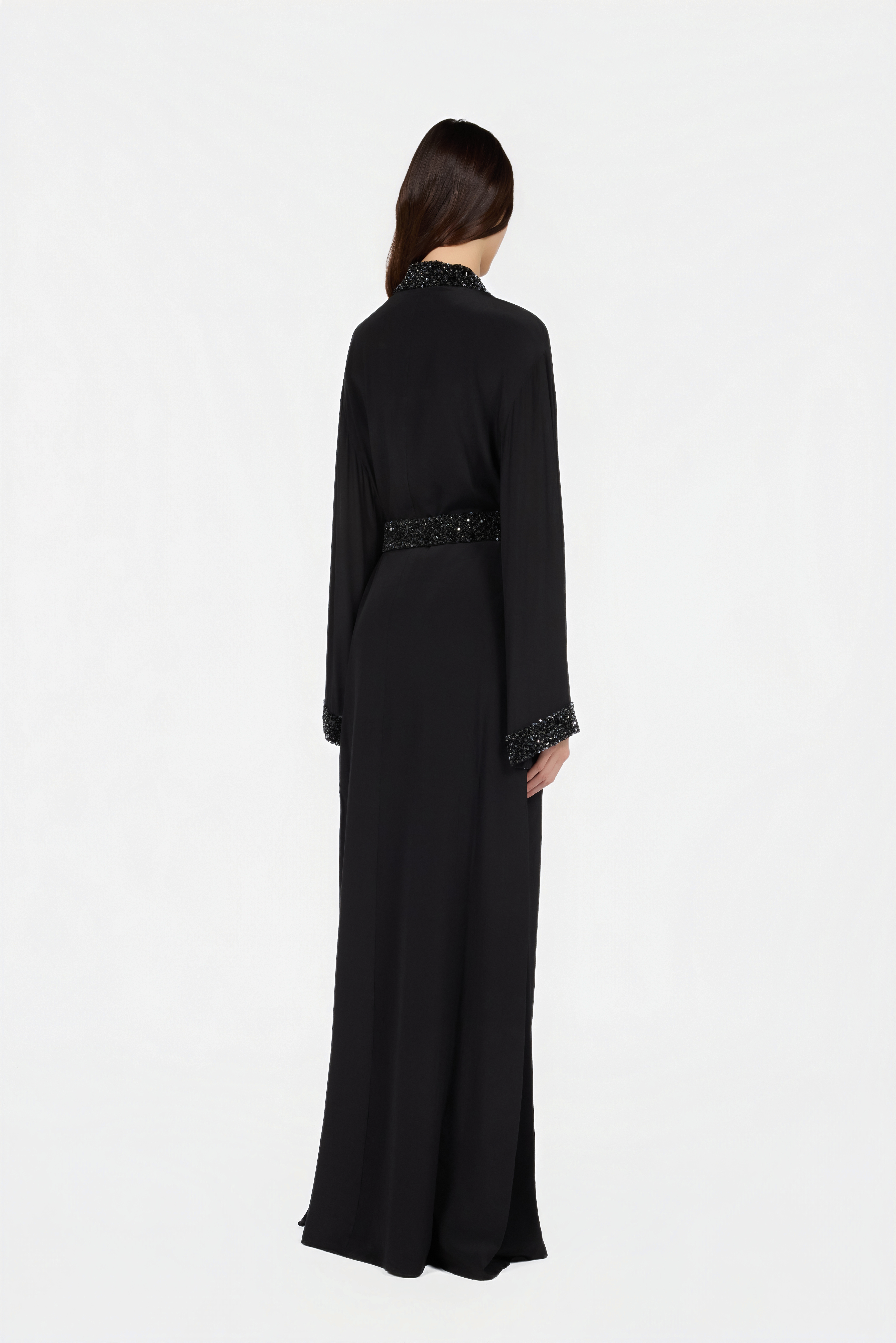 Roberto Cavalli Silk Maxi Dress with Embellished Detail | Thumbnail 3 Roberto Cavalli Silk Maxi Dress with Embellished Detail | Thumbnail 3