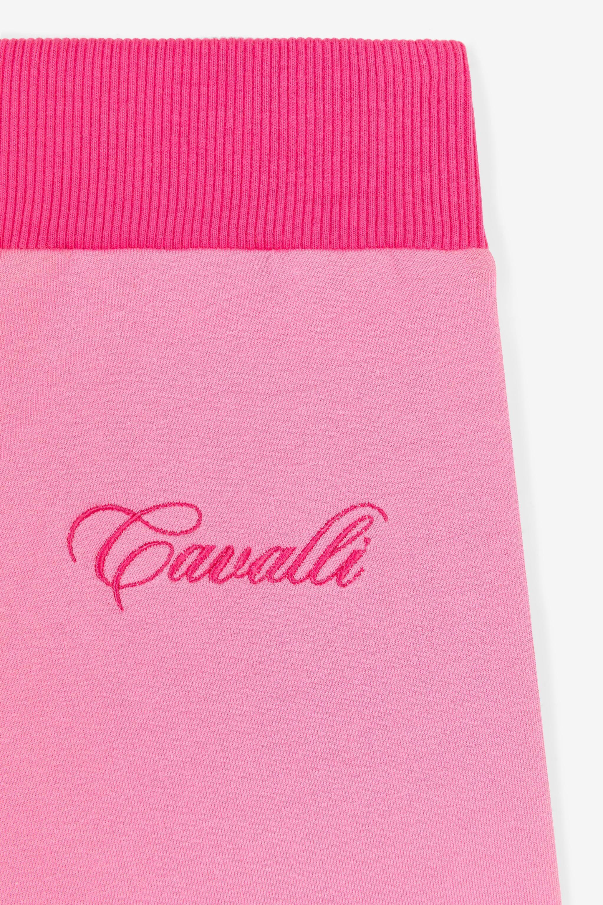 ROBERTO CAVALLI JOGGINGHOSE MIT KONTRASTEINSÄTZEN