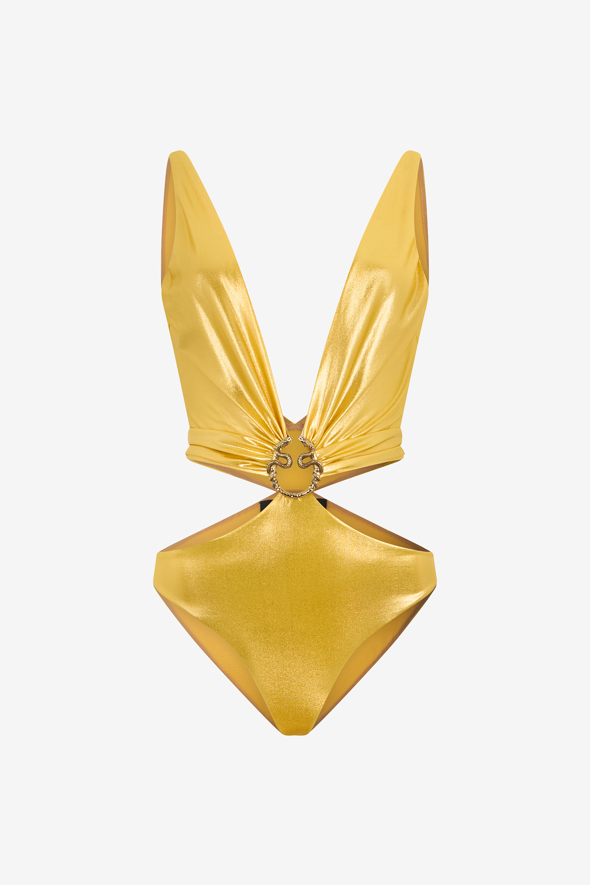 One-piece swimsuit with Serpentine detailing