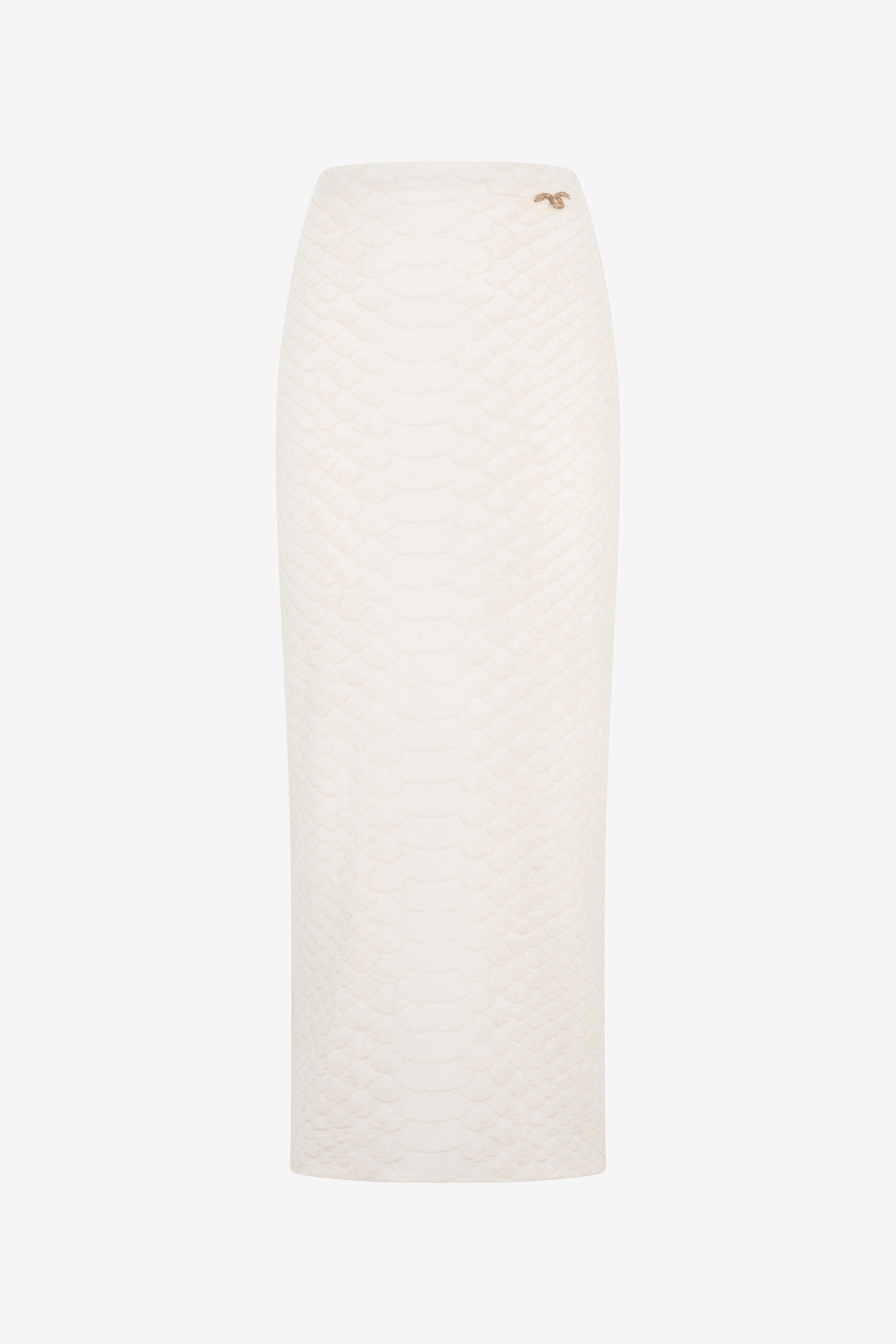 Roberto Cavalli Serpentine Print Skirt