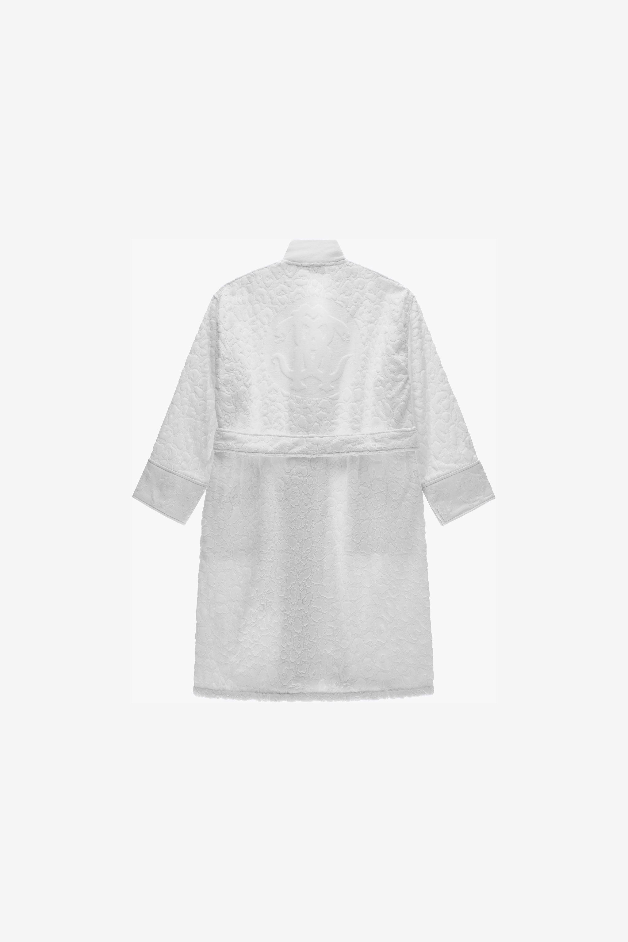  Roberto Cavalli Jaguar Bathrobe -  Textiles White S~m 