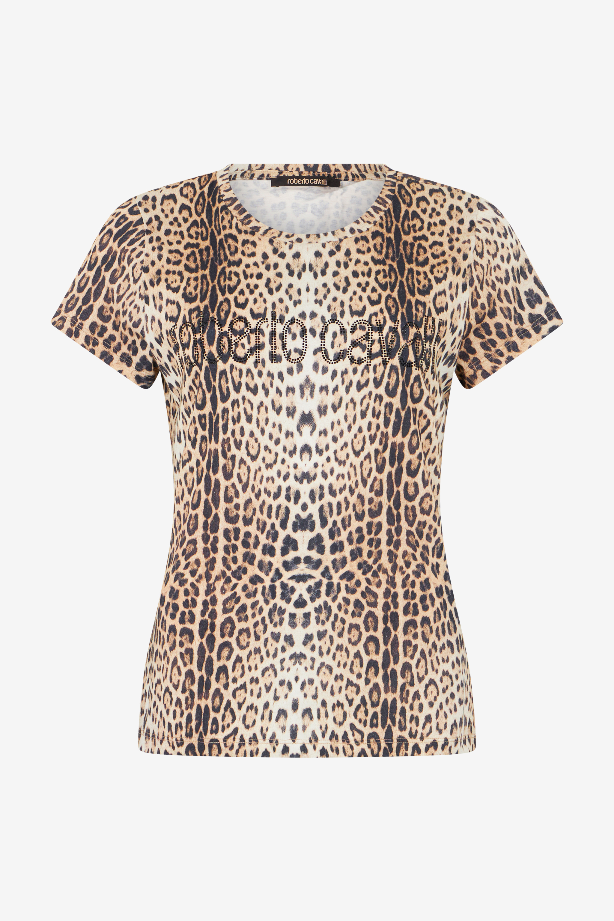 ROBERTO CAVALLI T-SHIRT MIT JAGUAR-PRINT