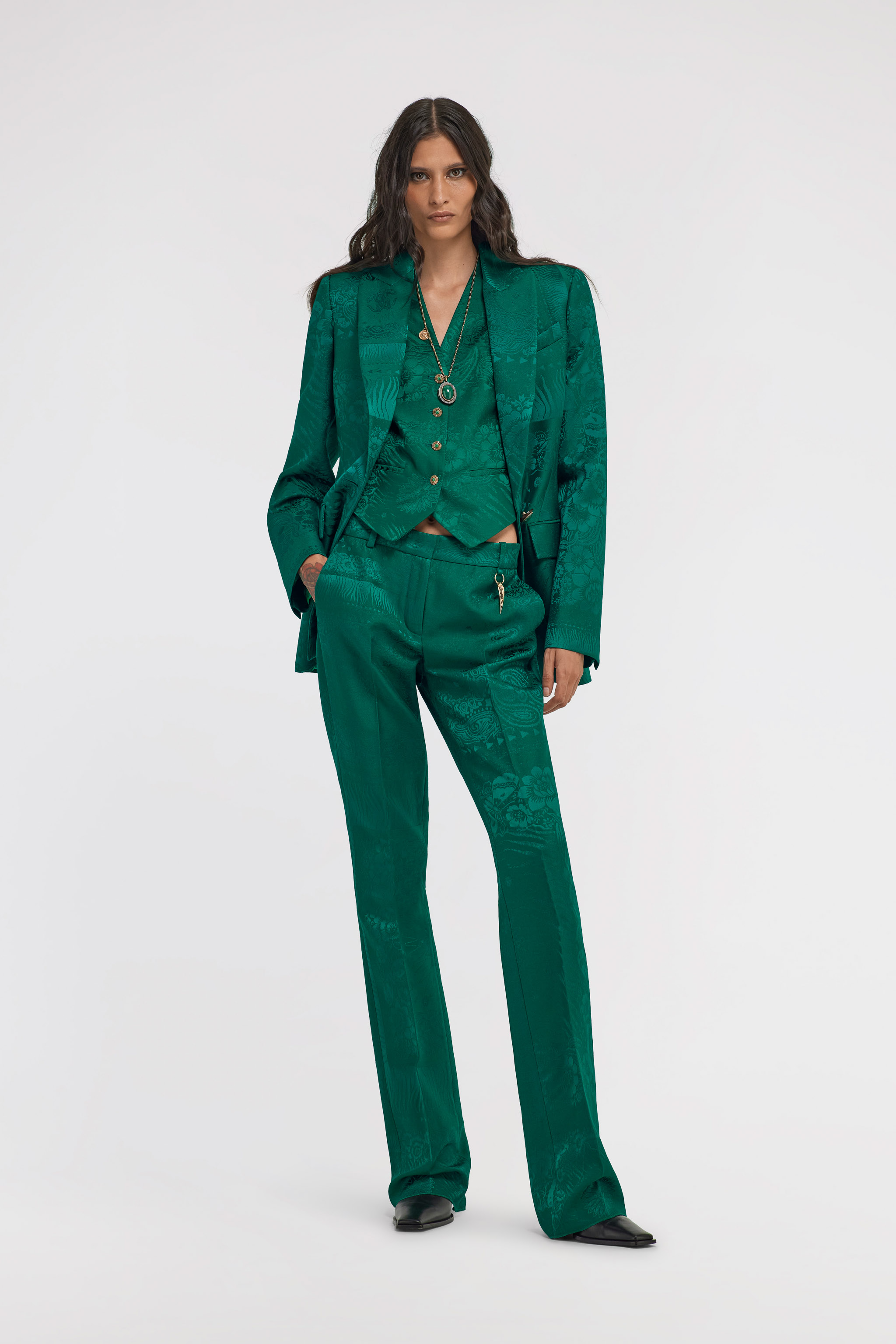 Roberto Cavalli Waistcoat In Green