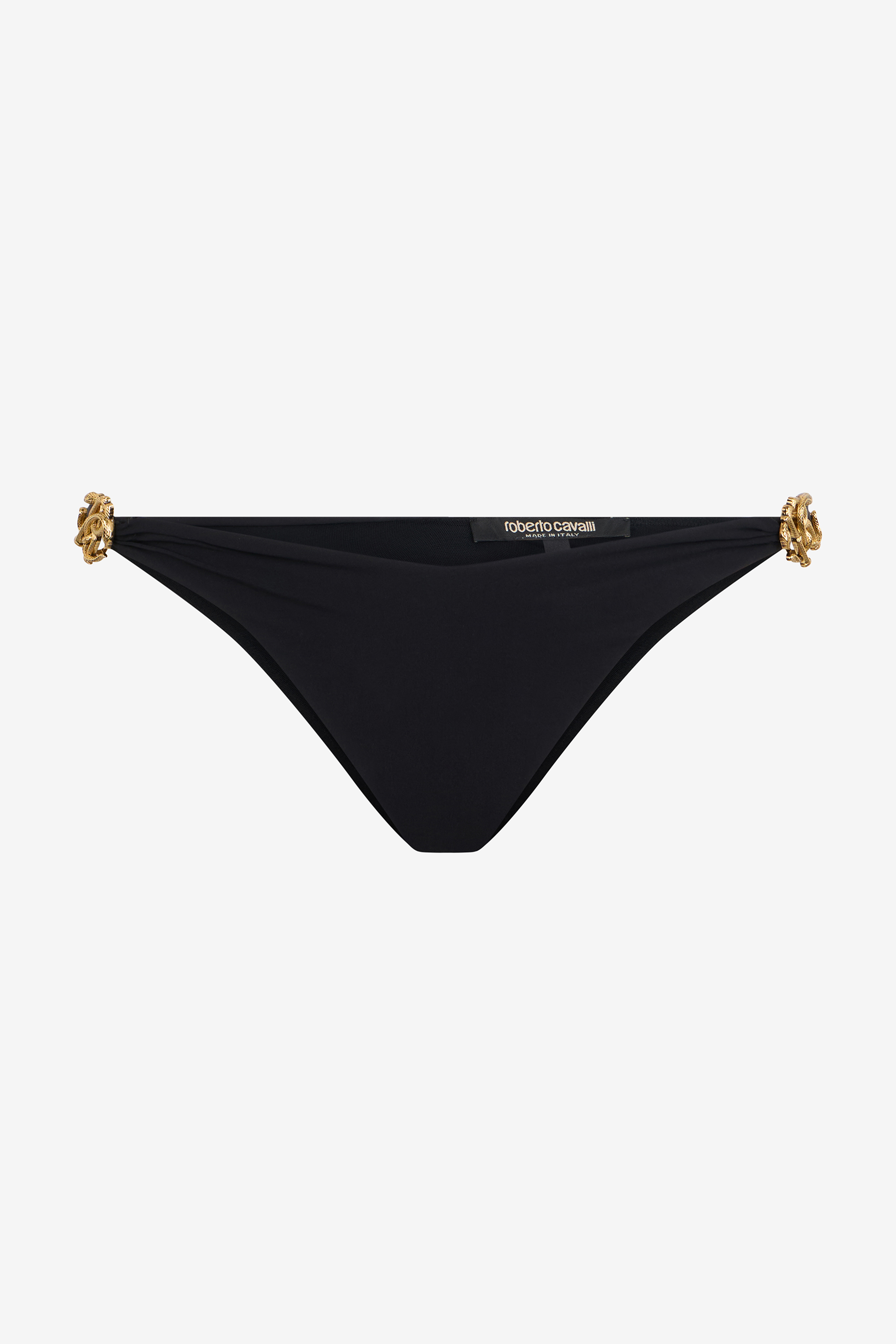 Roberto Cavalli Women's Black Bikini With Logo Detail - Beachwear