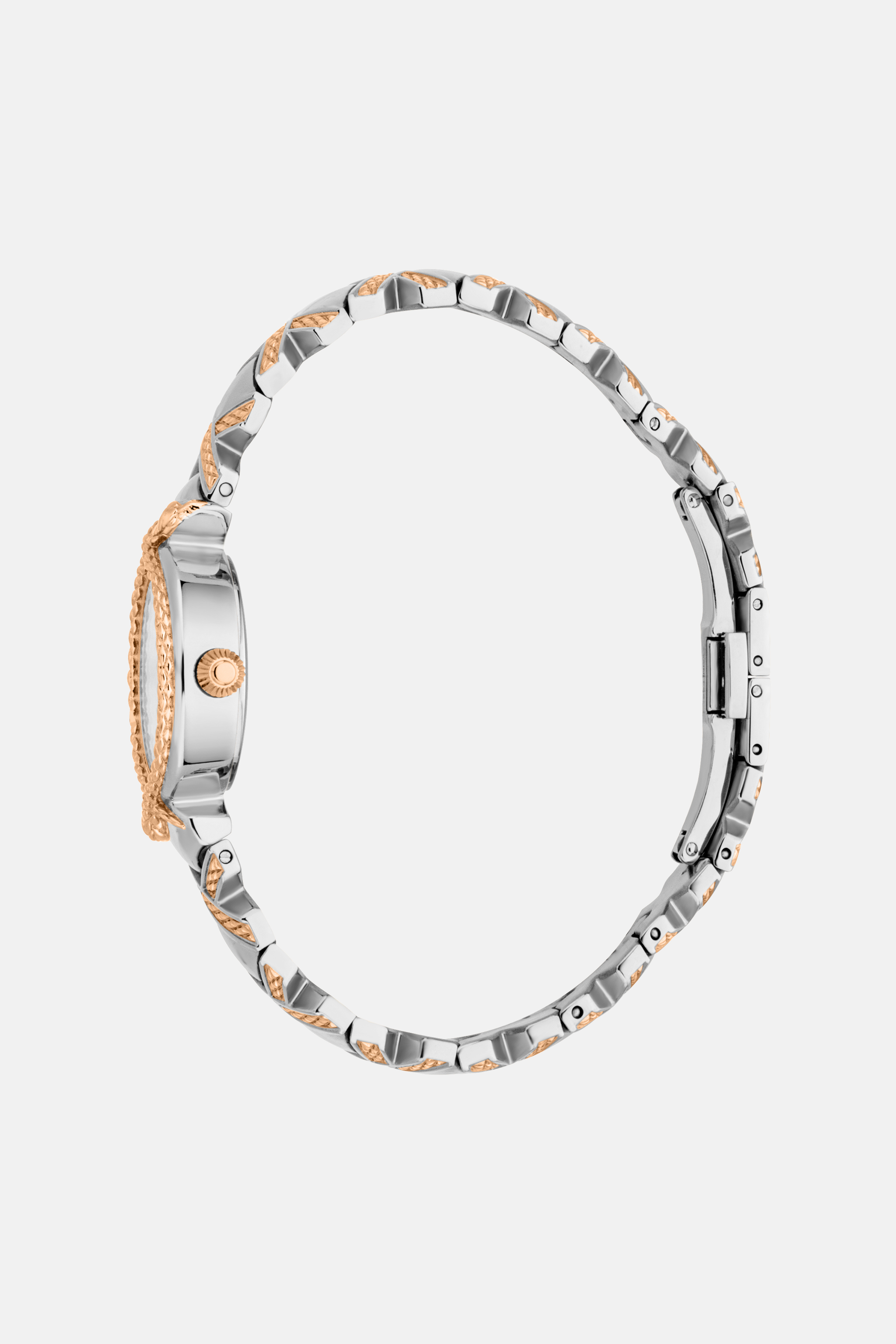  Roberto Cavalli Roberto Cavalli By Franck Muller Snake Core Watch - Female Watches Silver & Rose Gold Unica 