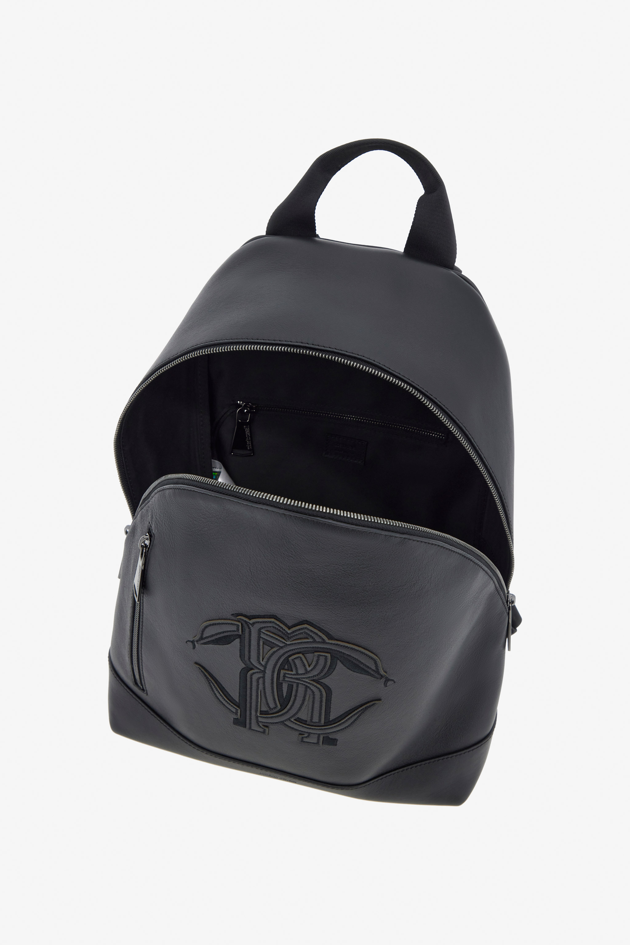 Roberto Cavalli Rc Logo Backpack In Black
