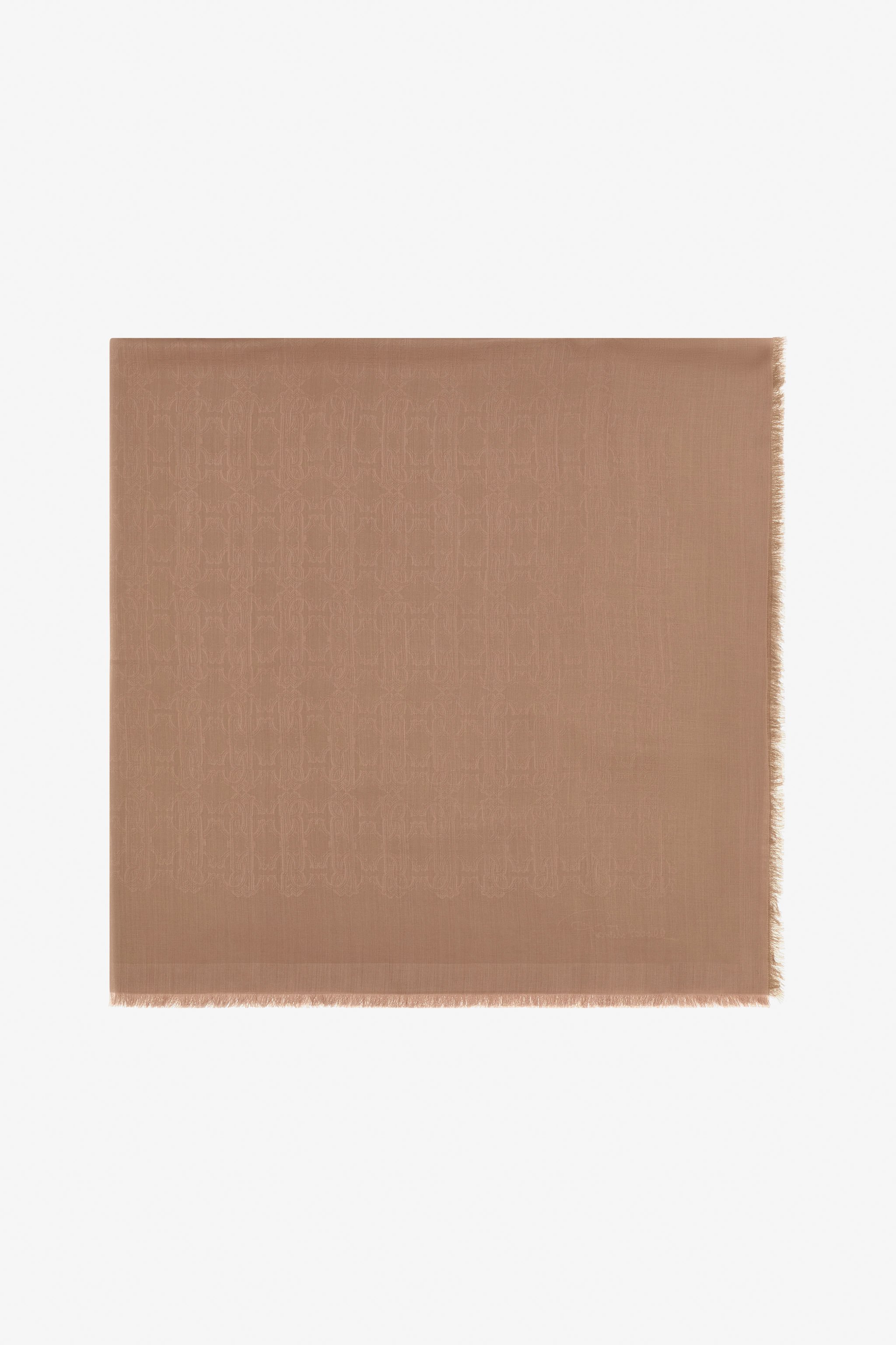 Roberto Cavalli shawl with RC MONOGRAM print