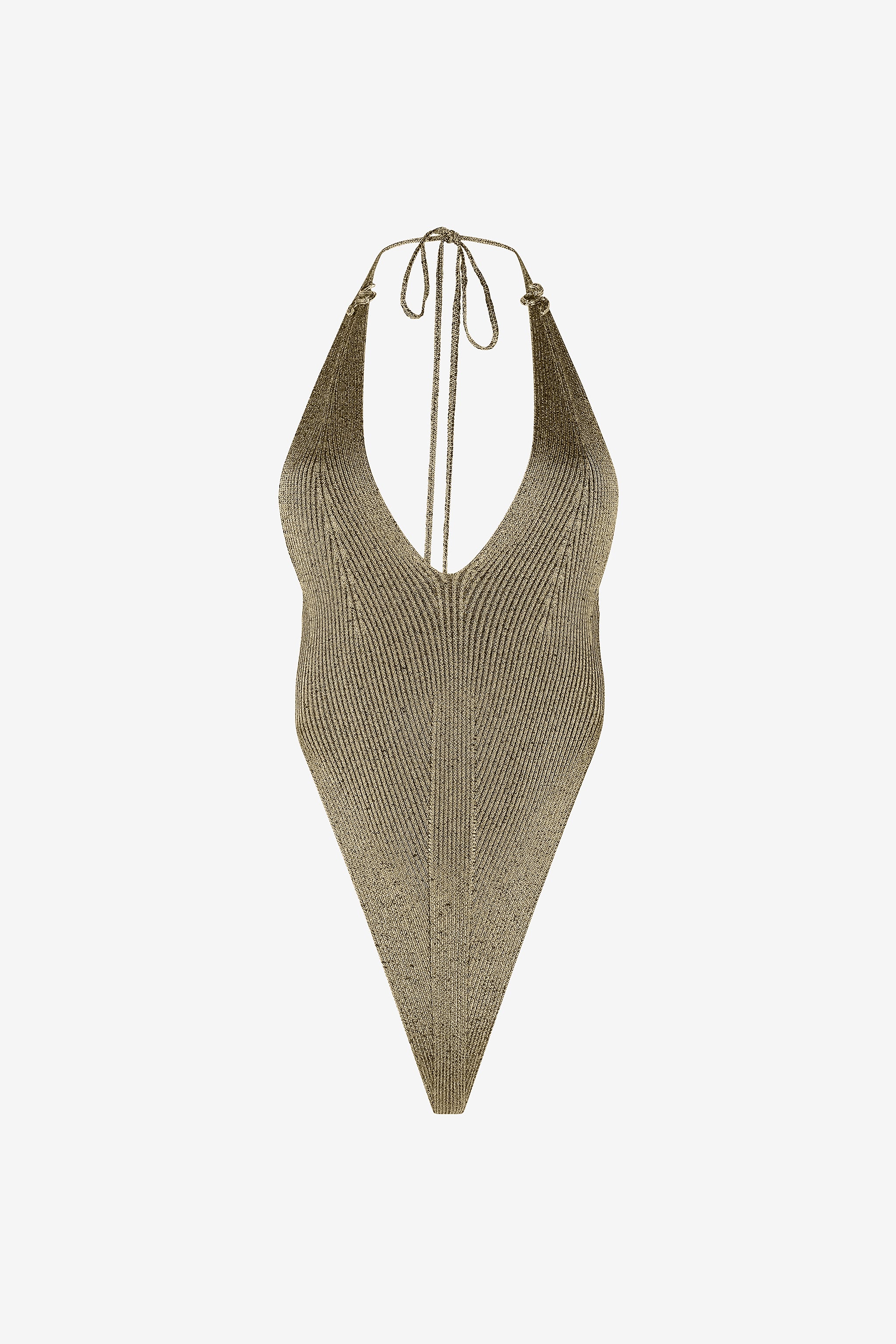 Roberto Cavalli Black and Gold Ribbed Bodysuit with Snakes