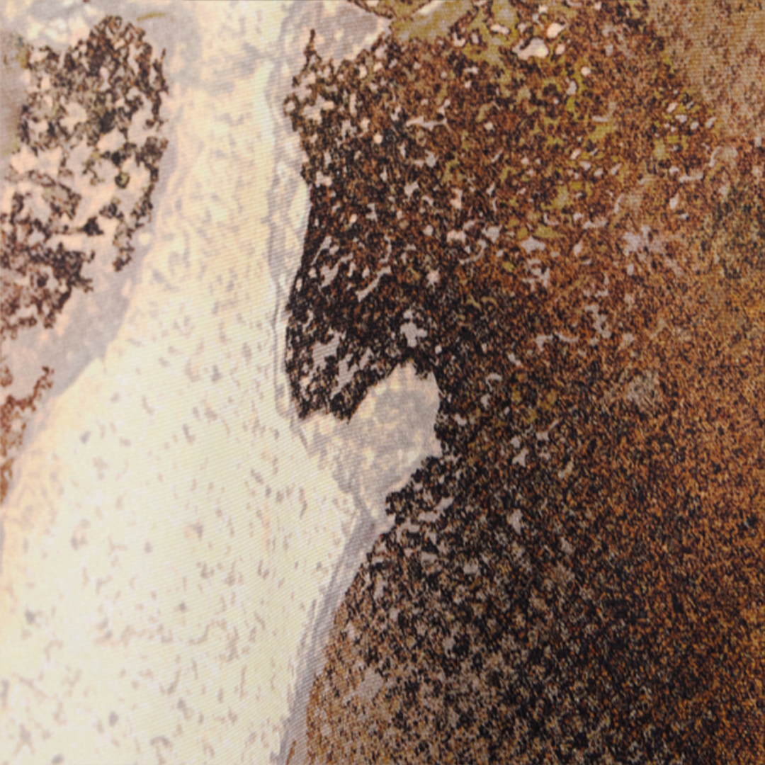 Roberto Cavalli Beige Mini Dress In Silk With Marble Print In Brown