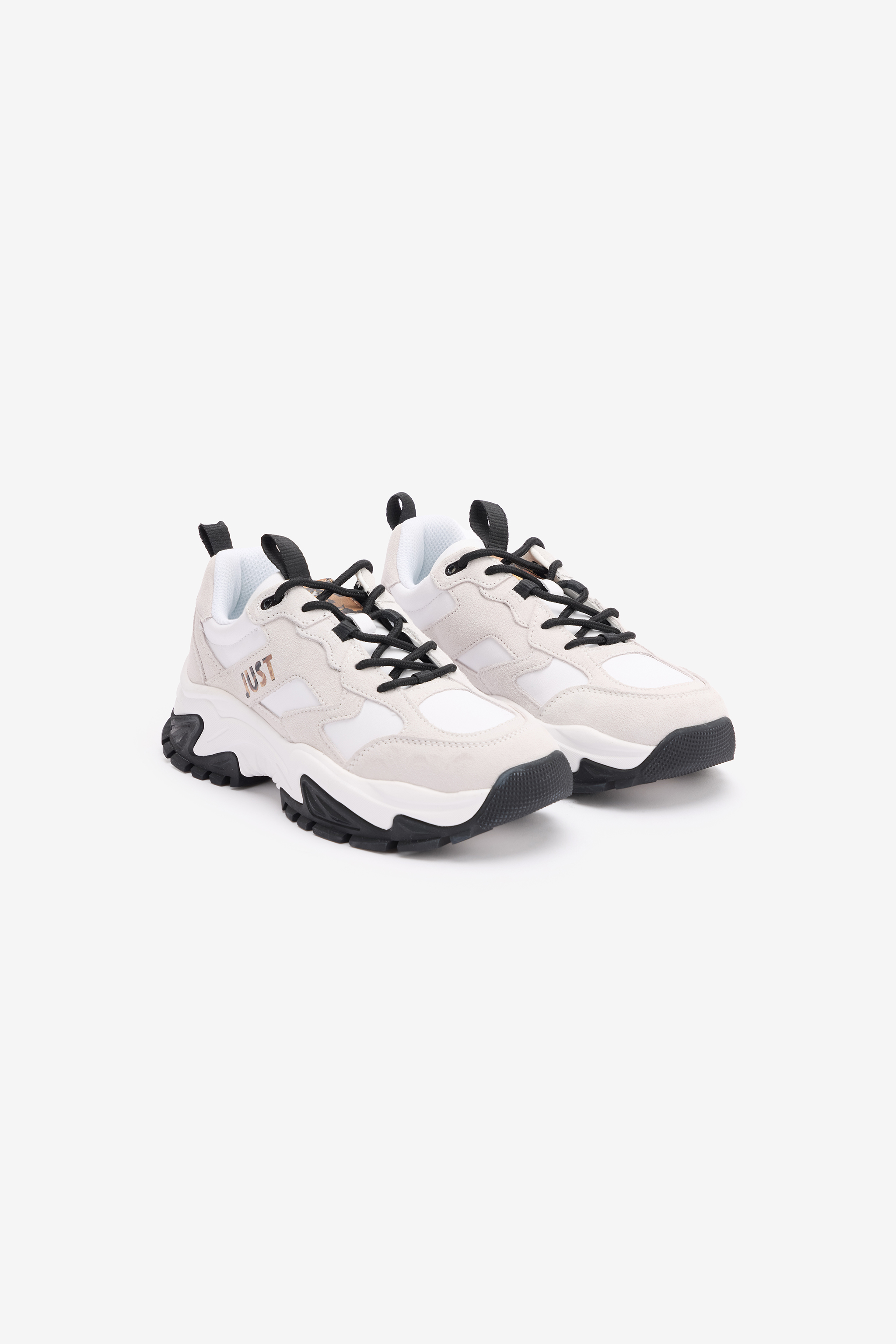 Roberto Cavalli Sneakers With Jaguar Skin Logo In White