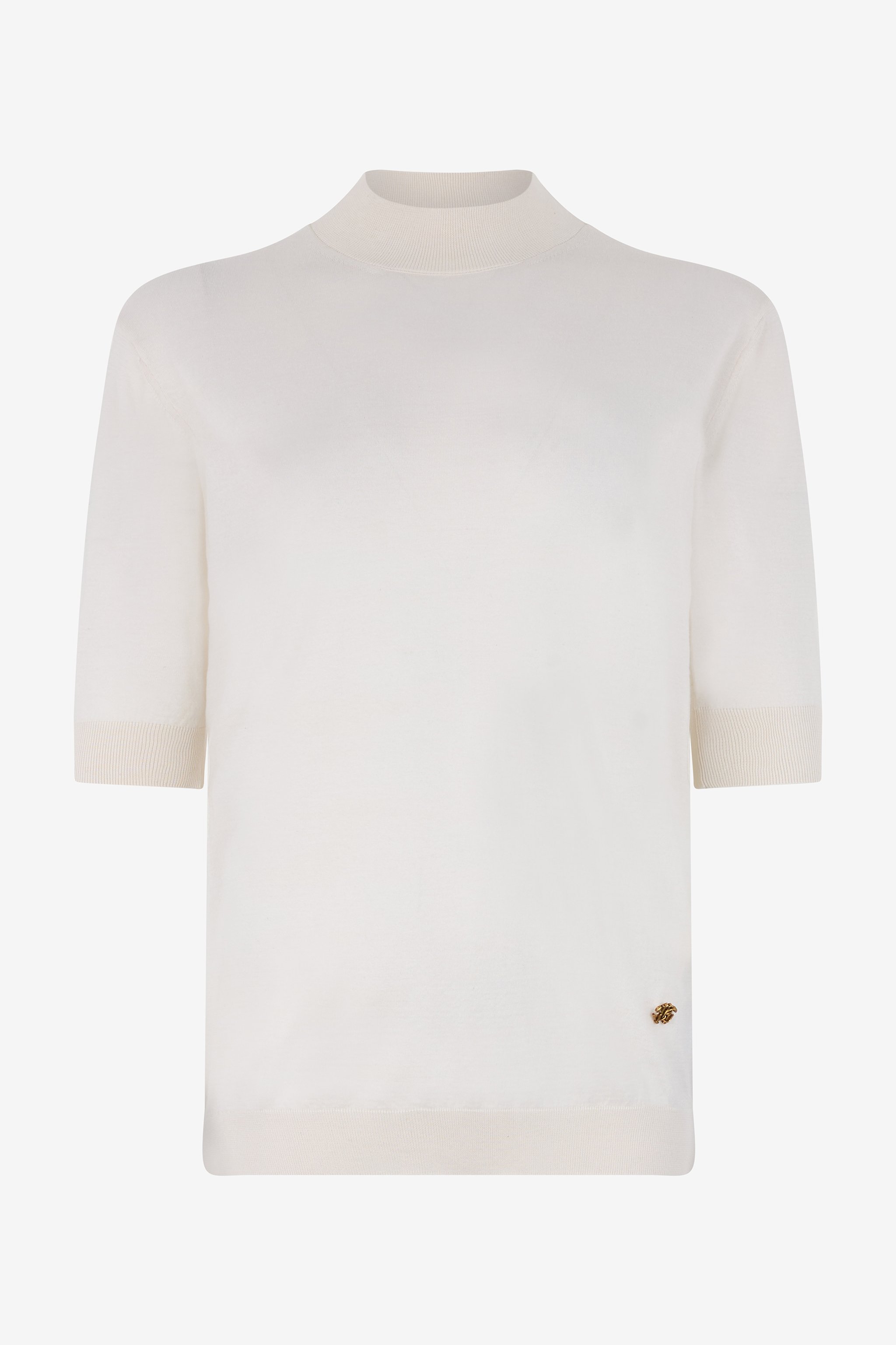 Roberto Cavalli Cotton Sweater In White