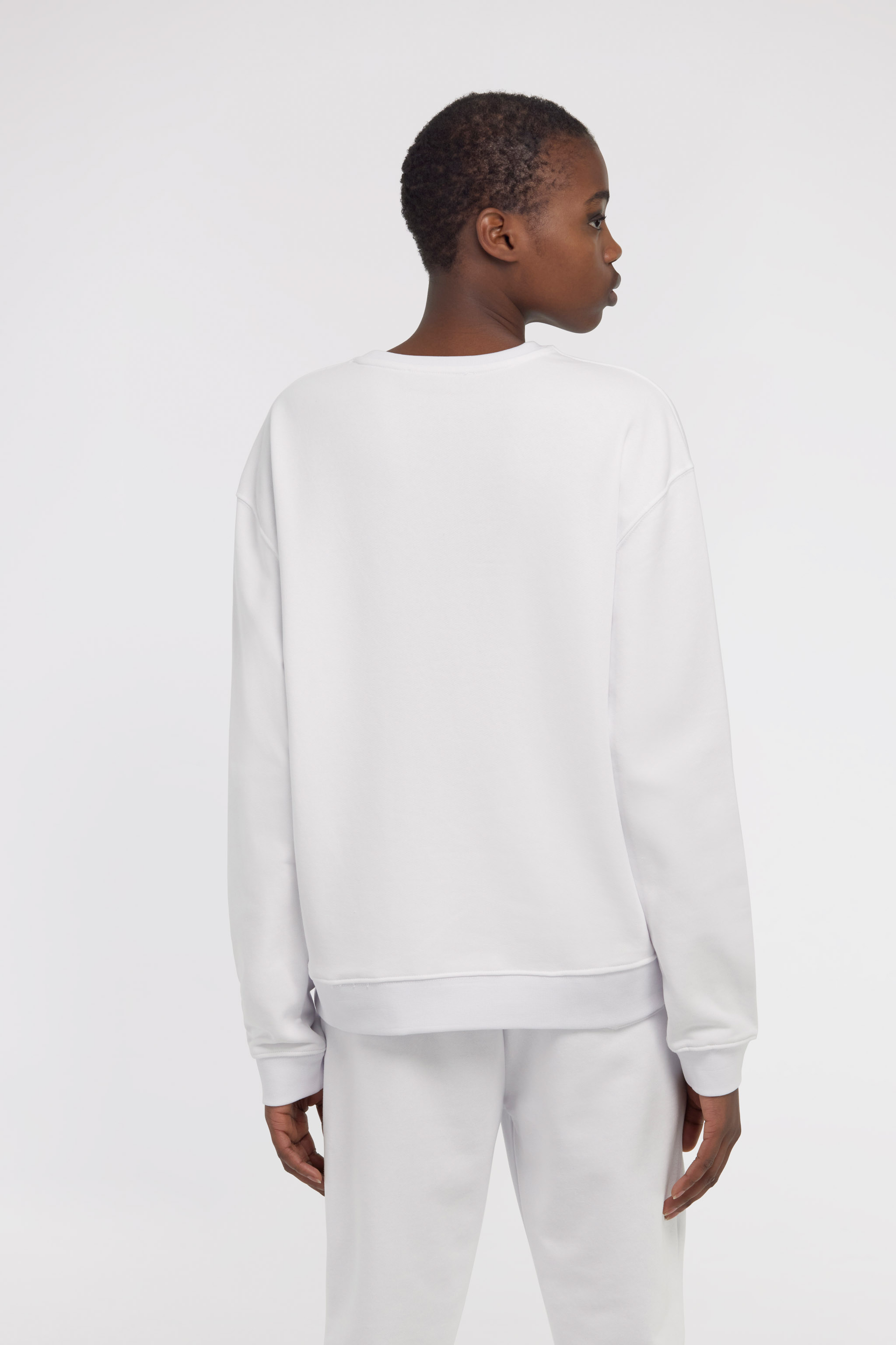 Roberto Cavalli Sweatshirt With Signature In White
