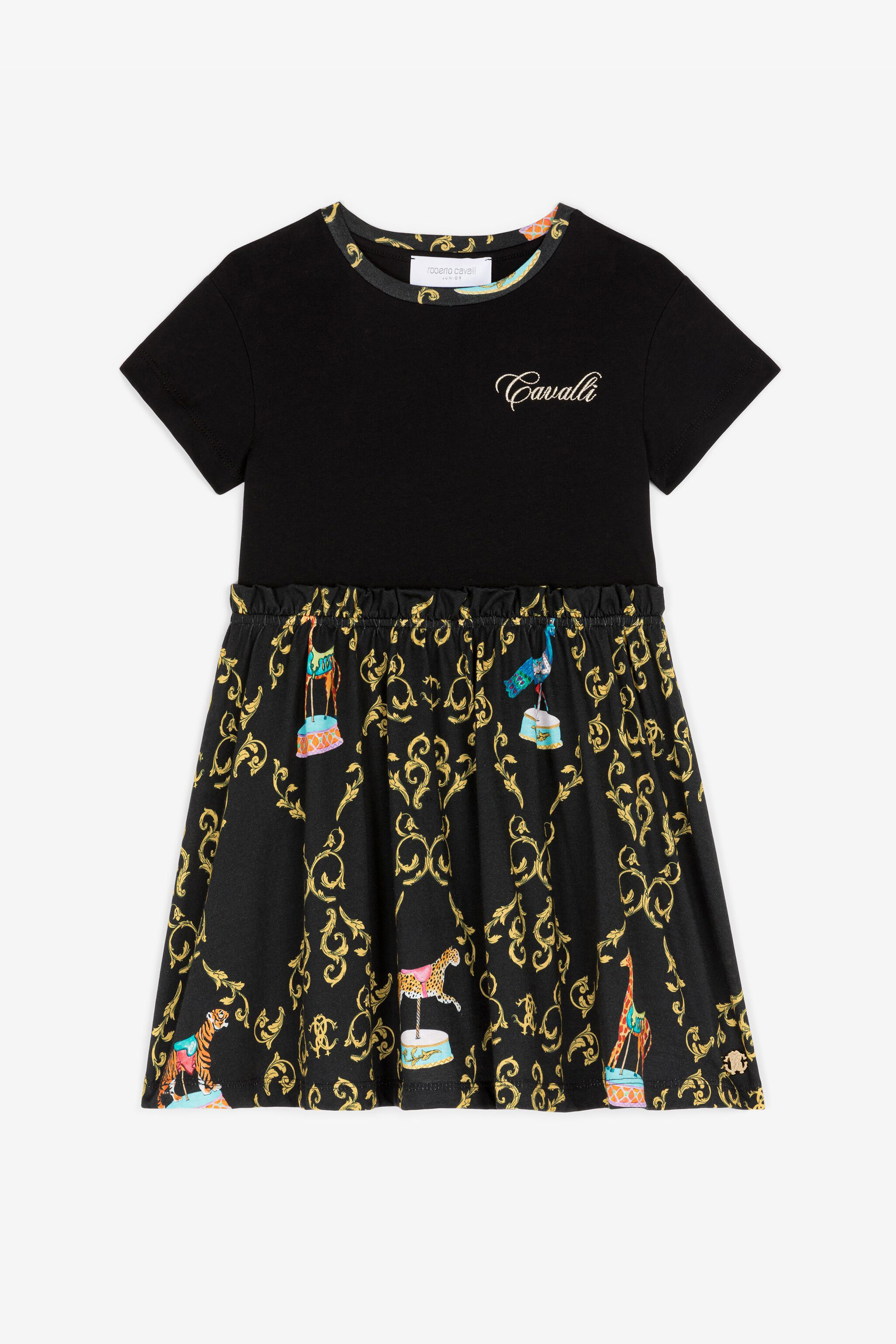 ROBERTO CAVALLI SKATERKLEID MIT GRAFISCHEM PRINT