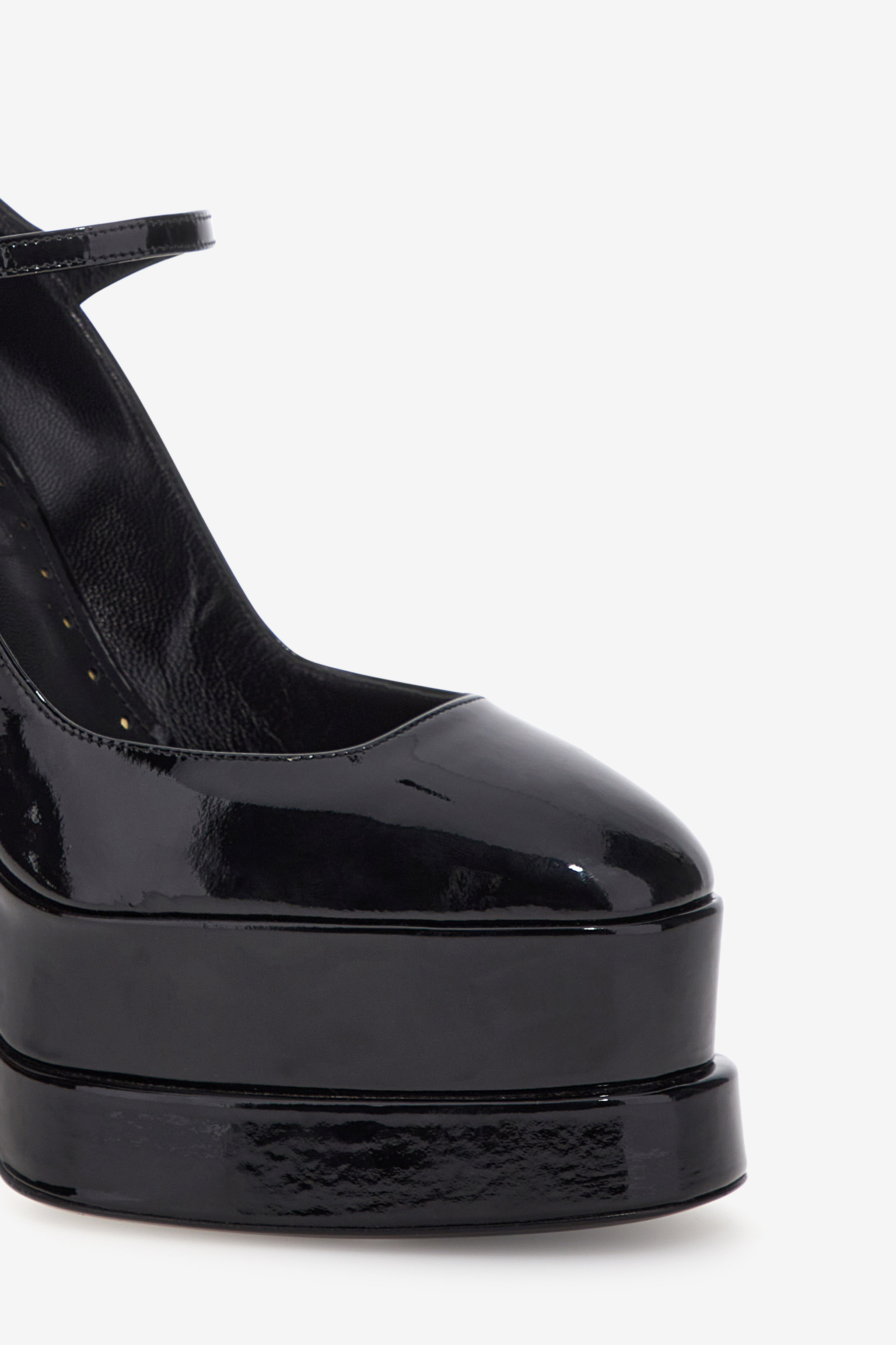 Roberto Cavalli Platform Sandals With Straps In Black