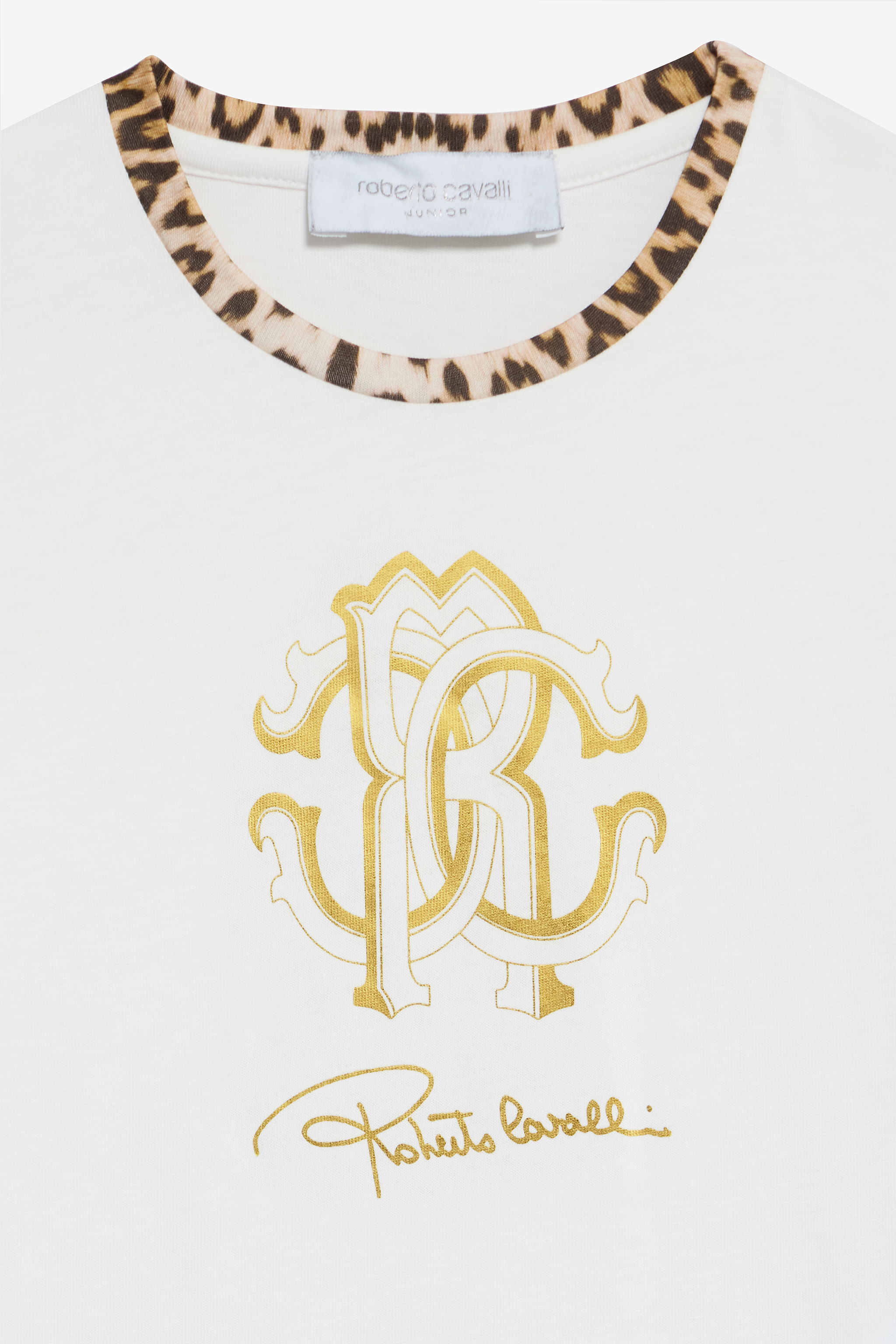 Milk White T-Shirt with RC Monogram