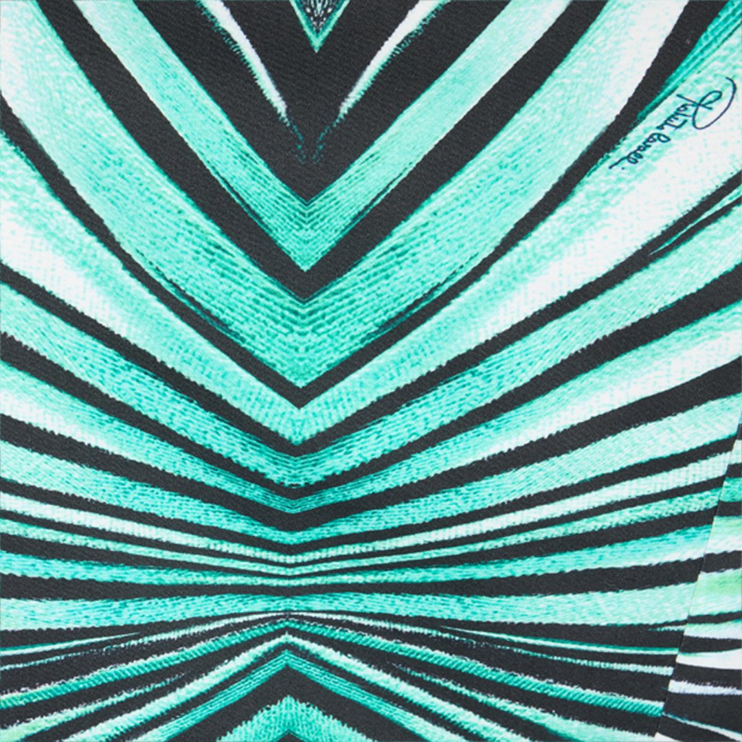 ROBERTO CAVALLI HEMD MIT RAY OF SEA PRINT 
