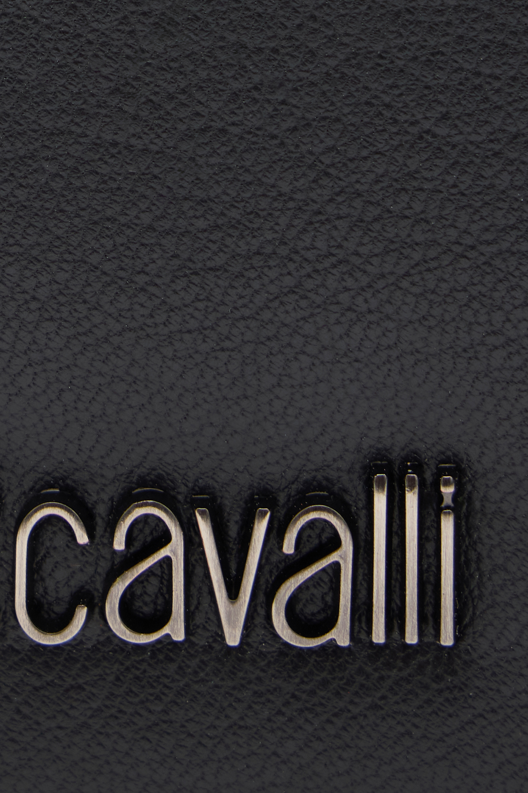 Black Leather Wallet With Logo