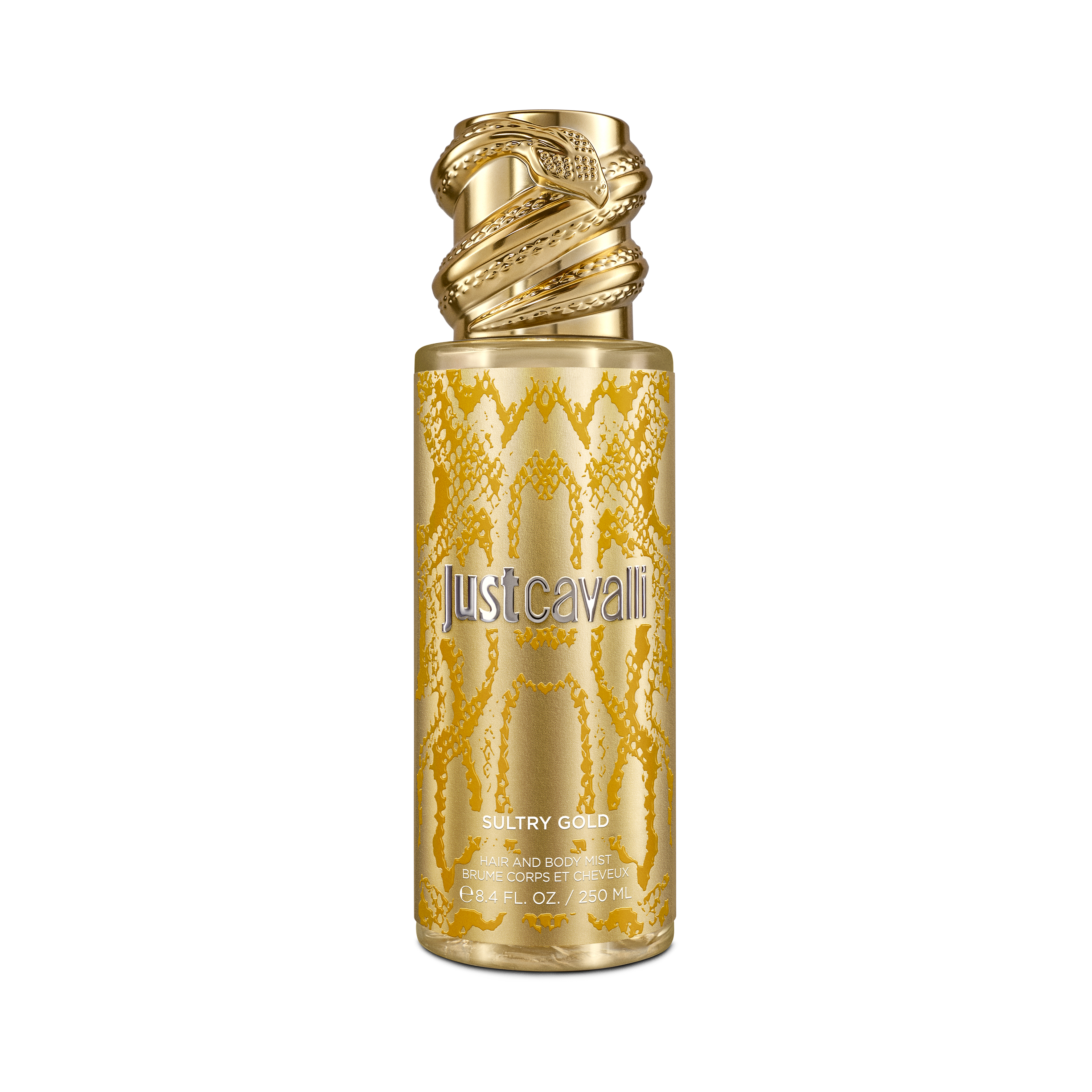 JUST CAVALLI SULTRY GOLD HAIR & BODY MIST 250 ML
