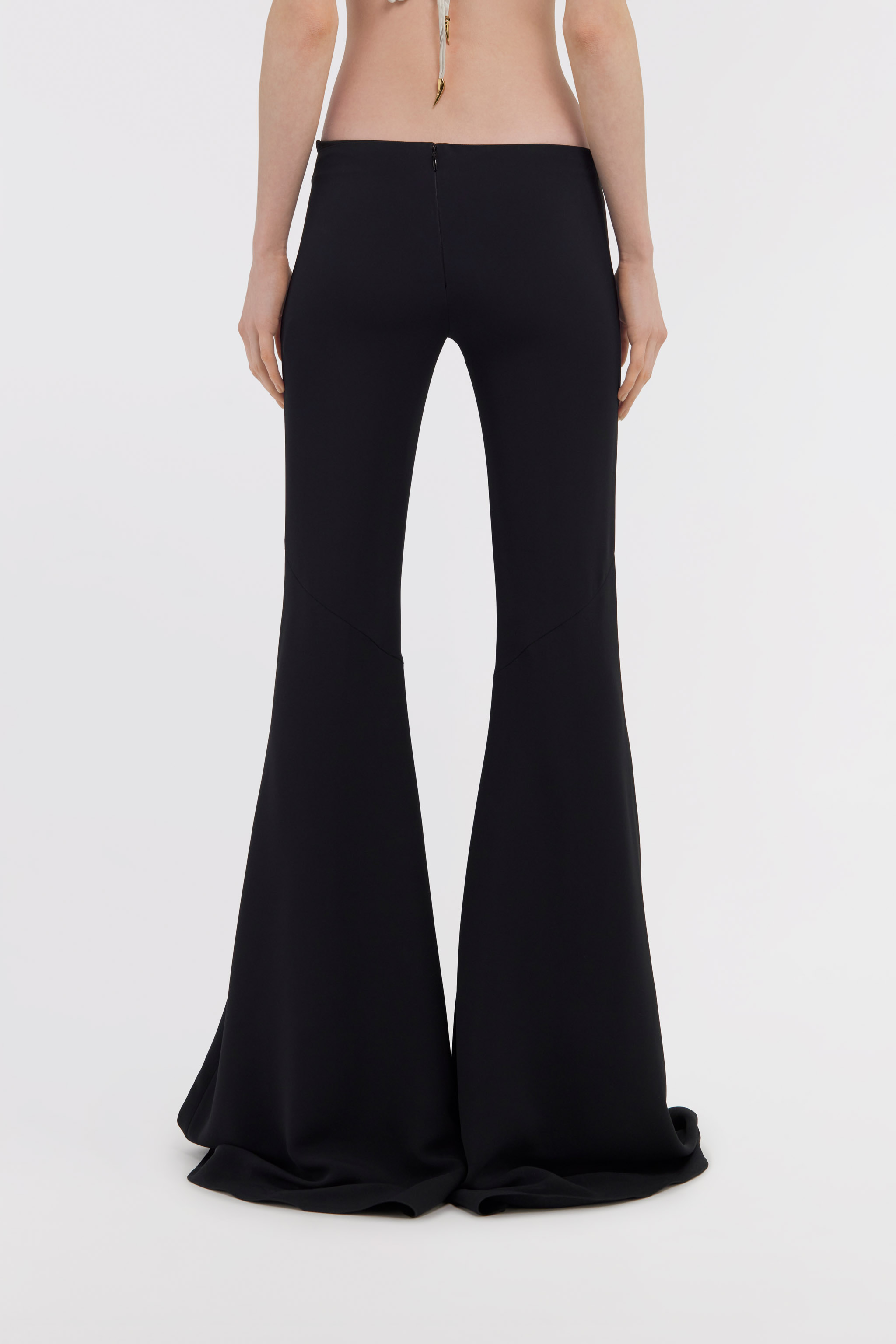 Roberto Cavalli Flared-leg Trousers In Black