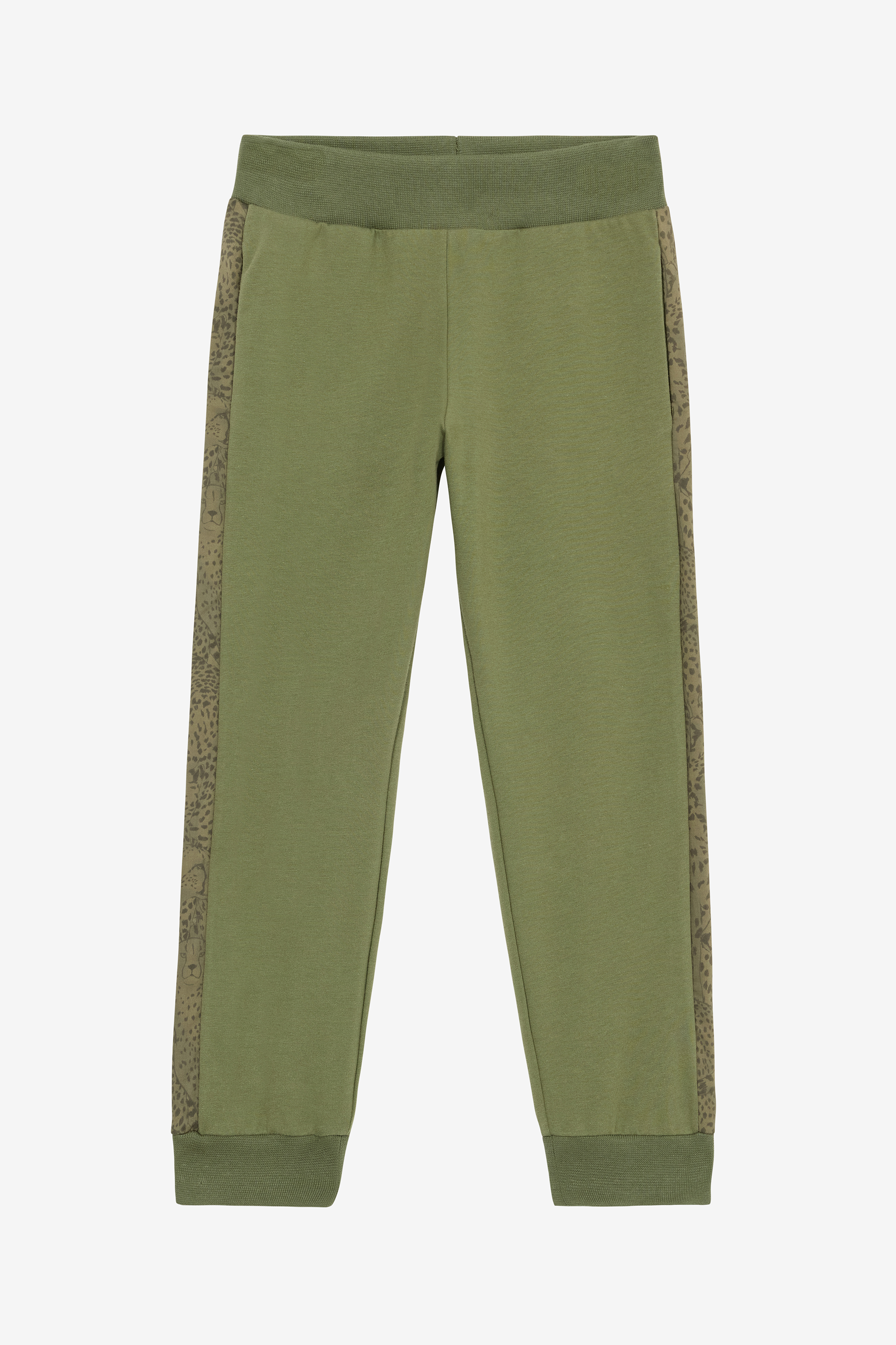 Roberto Cavalli Boys Green Safari Edition Sports Pants With Rc Monogram - S (4-16Y)