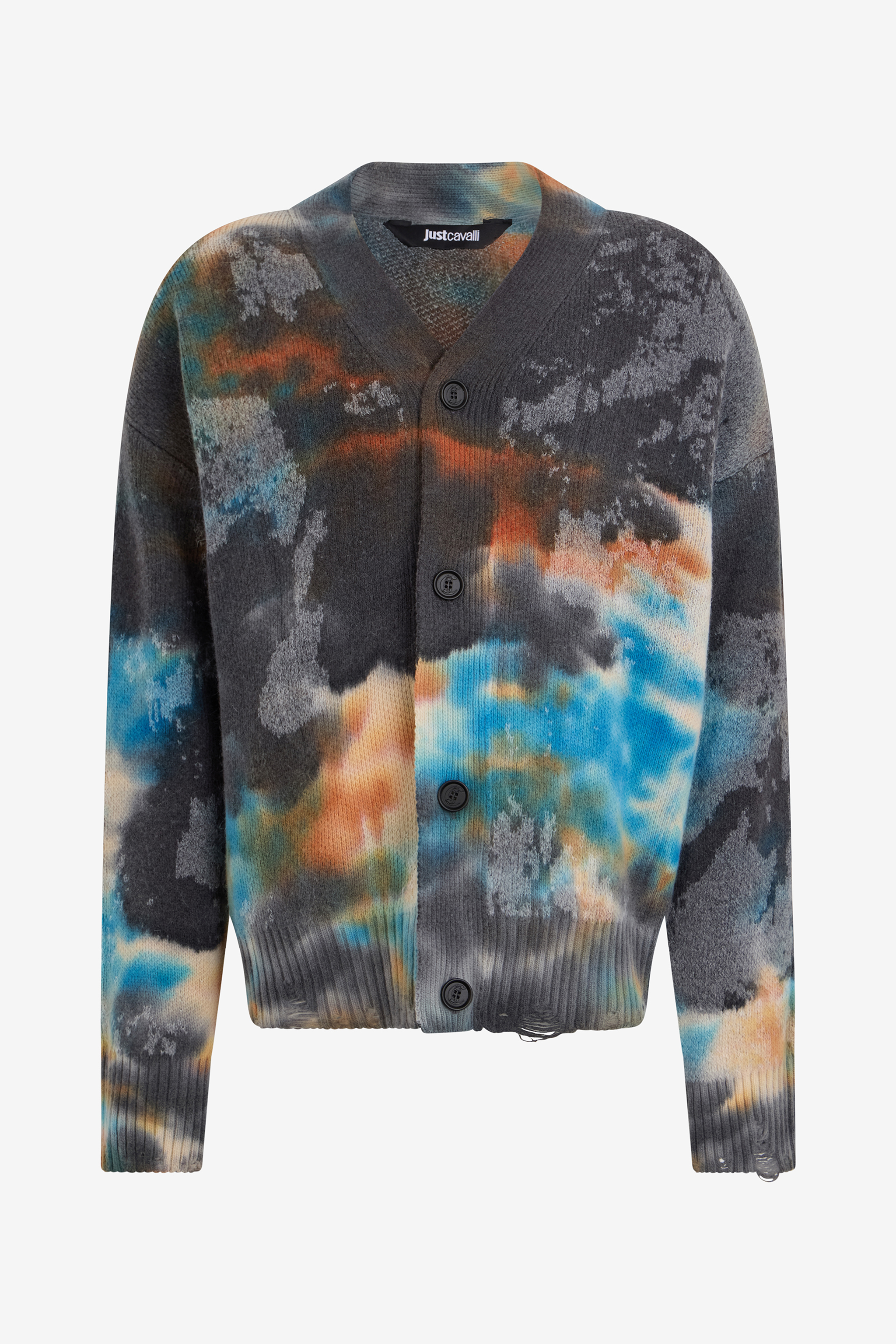 Multicolor sweater with Rusty Stain print