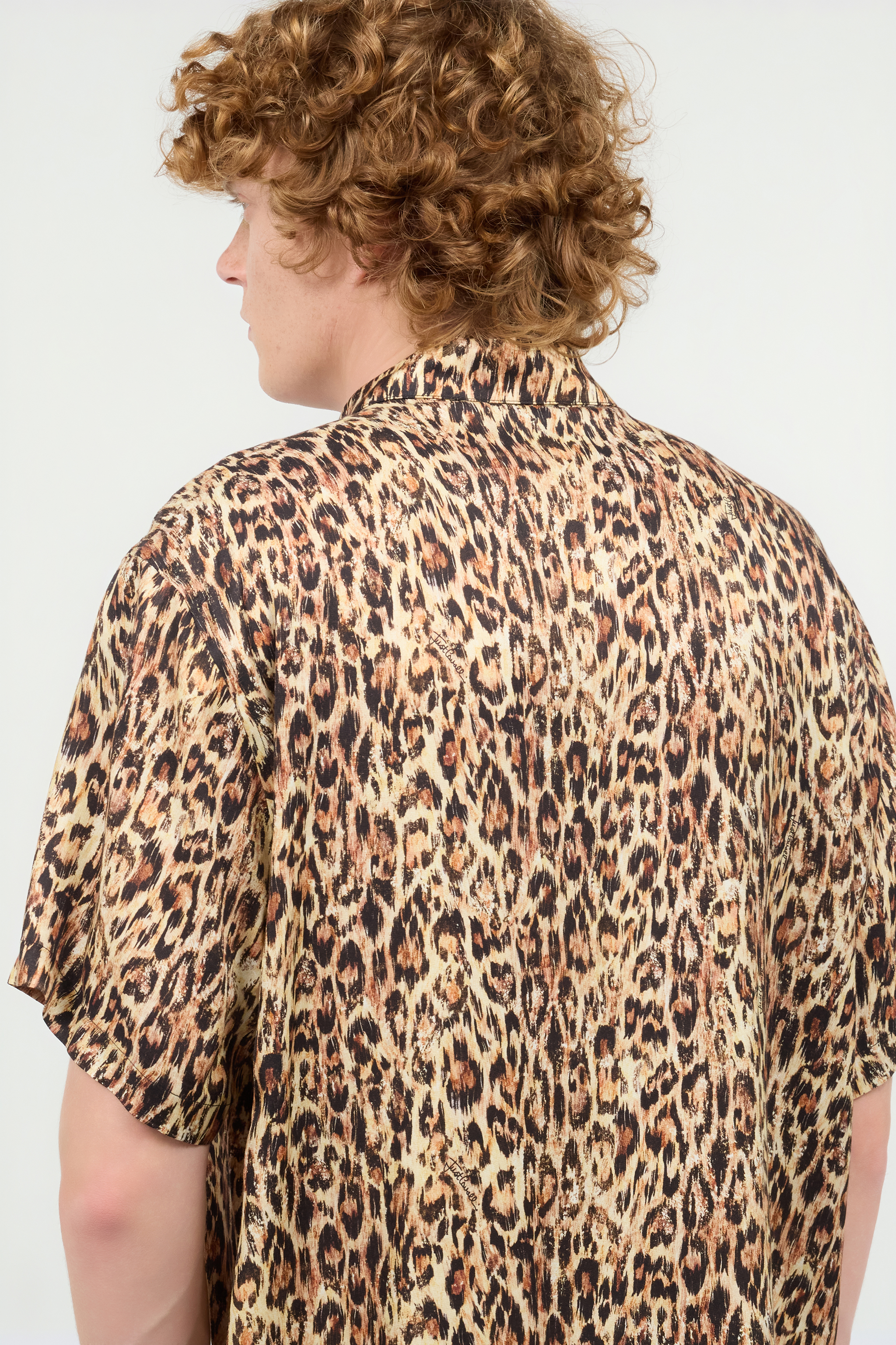 Jaguar Skin Shirt With JC Monogram