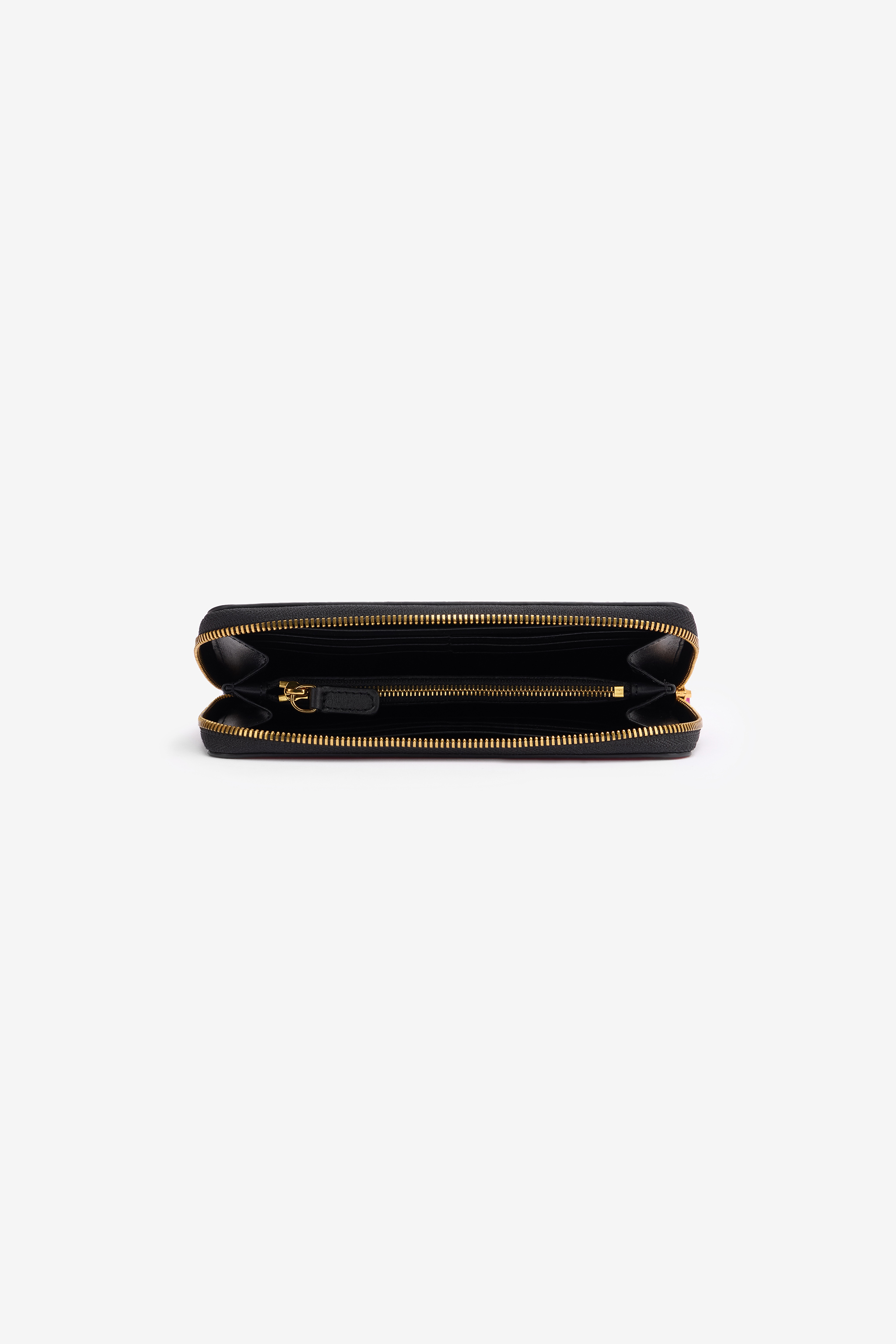 Shop Roberto Cavalli Zip-around Wallet With Snake Print In Fuchsia