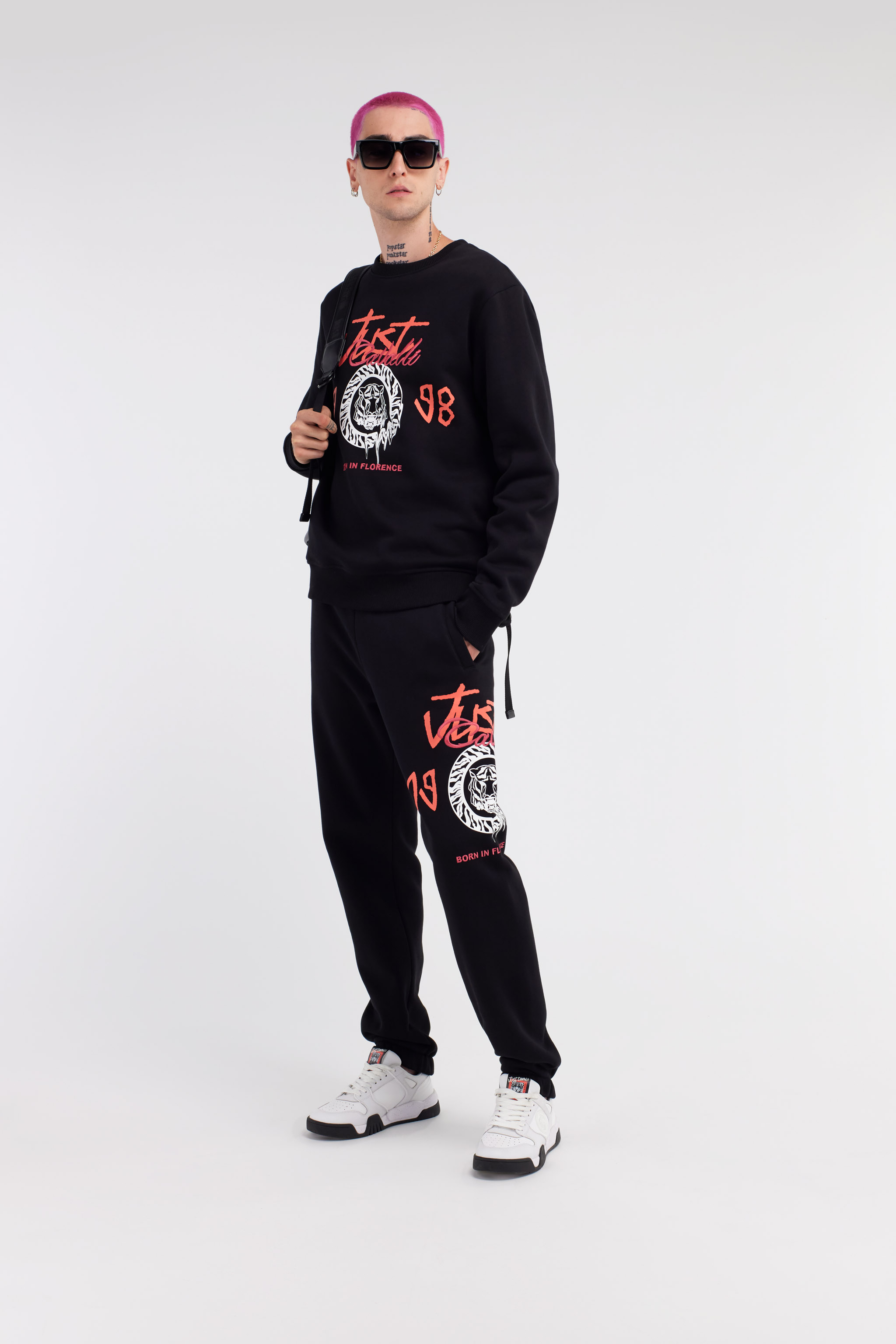 Roberto Cavalli Just Cavalli Joggers In Black
